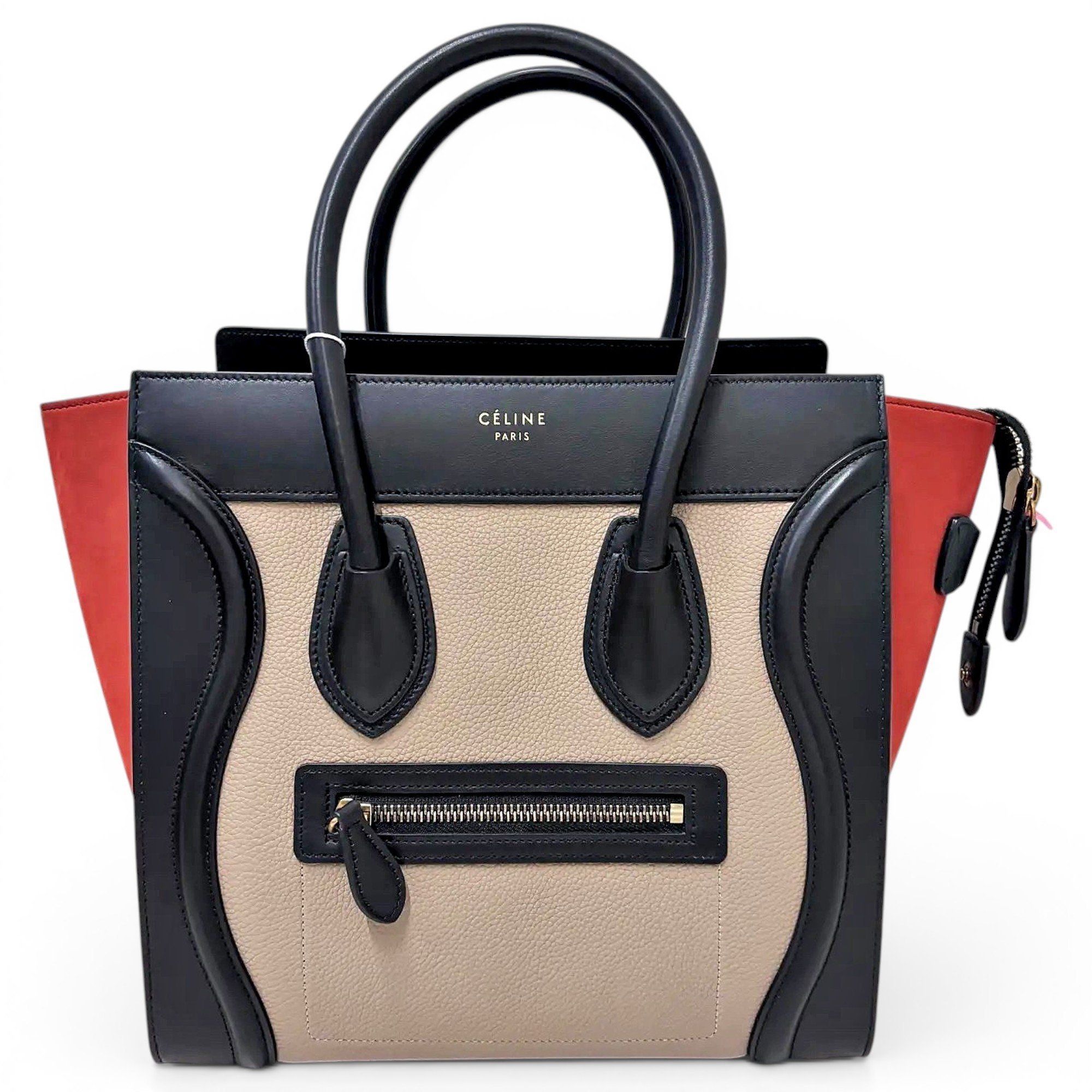 Luggage leather handbag