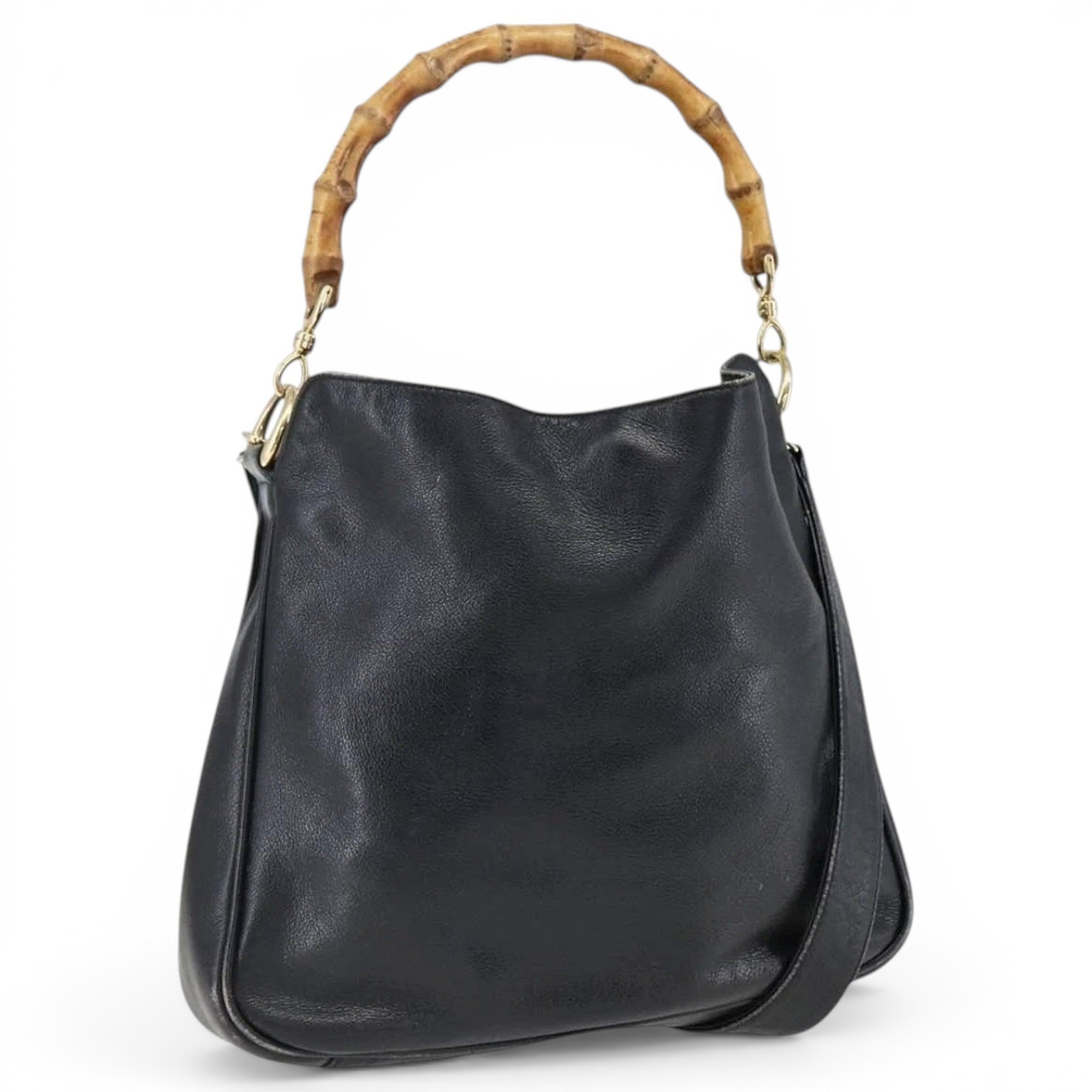 Bamboo leather handbag