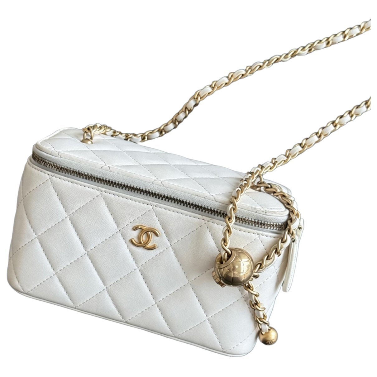 Trendy CC Vanity leather handbag