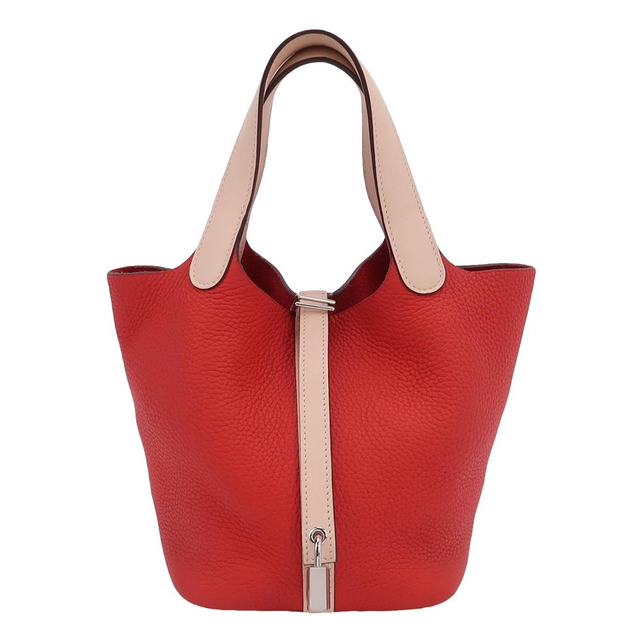Picotin leather handbag
