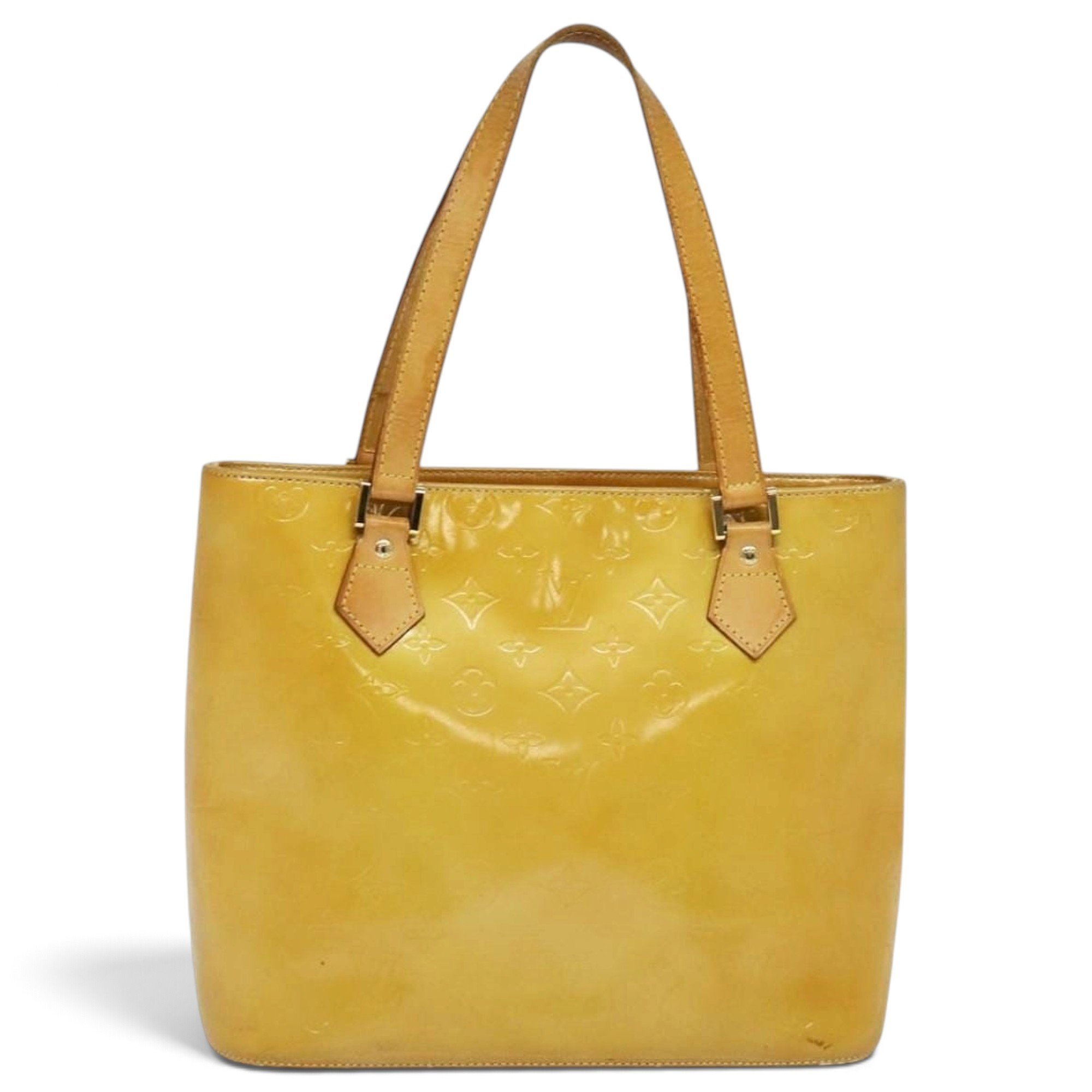 Houston patent leather handbag
