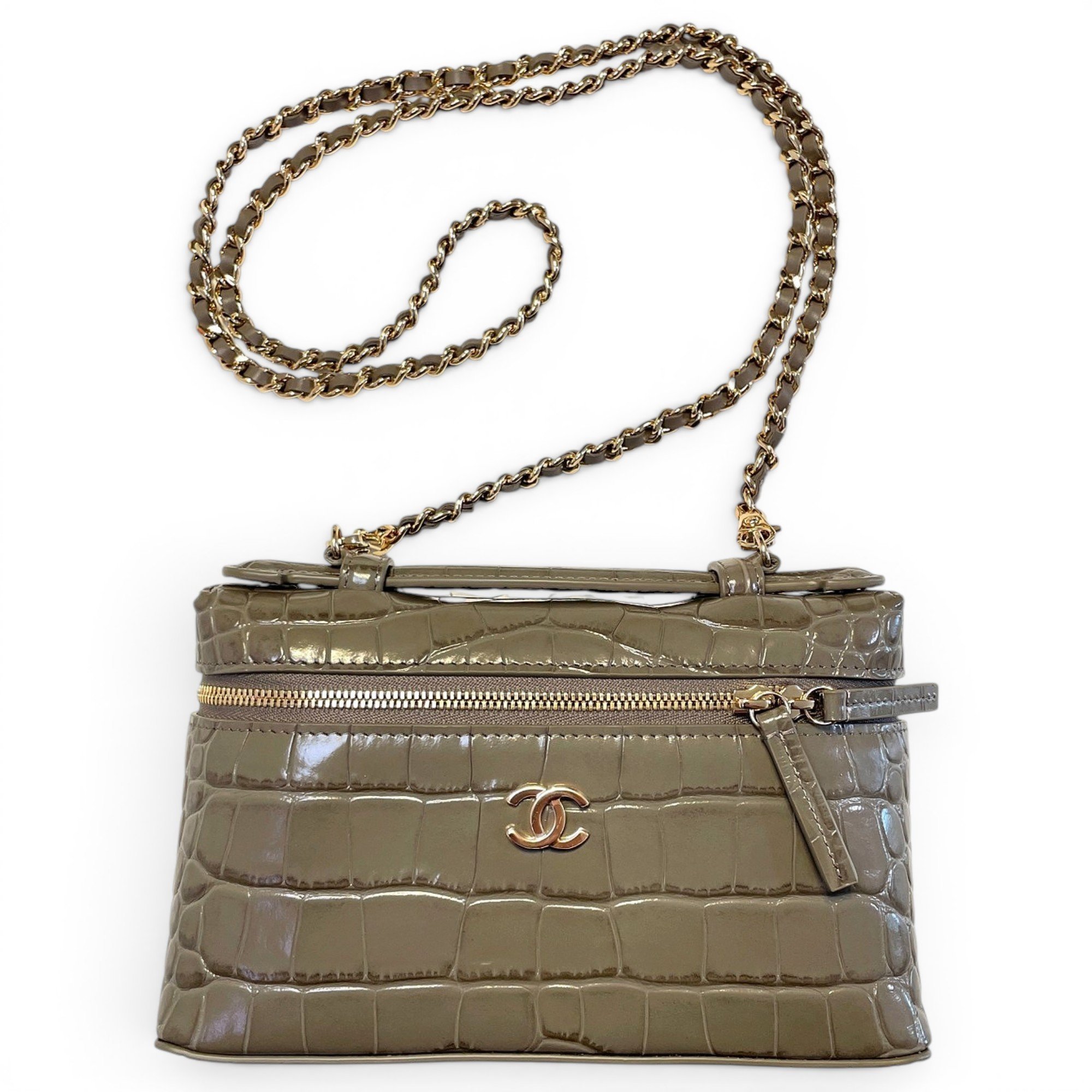 Leather handbag