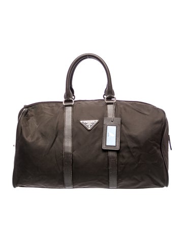 Saffiano Leather Weekender Bag