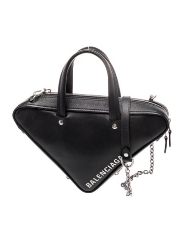 Balenciaga Leather Triangle Duffle XS