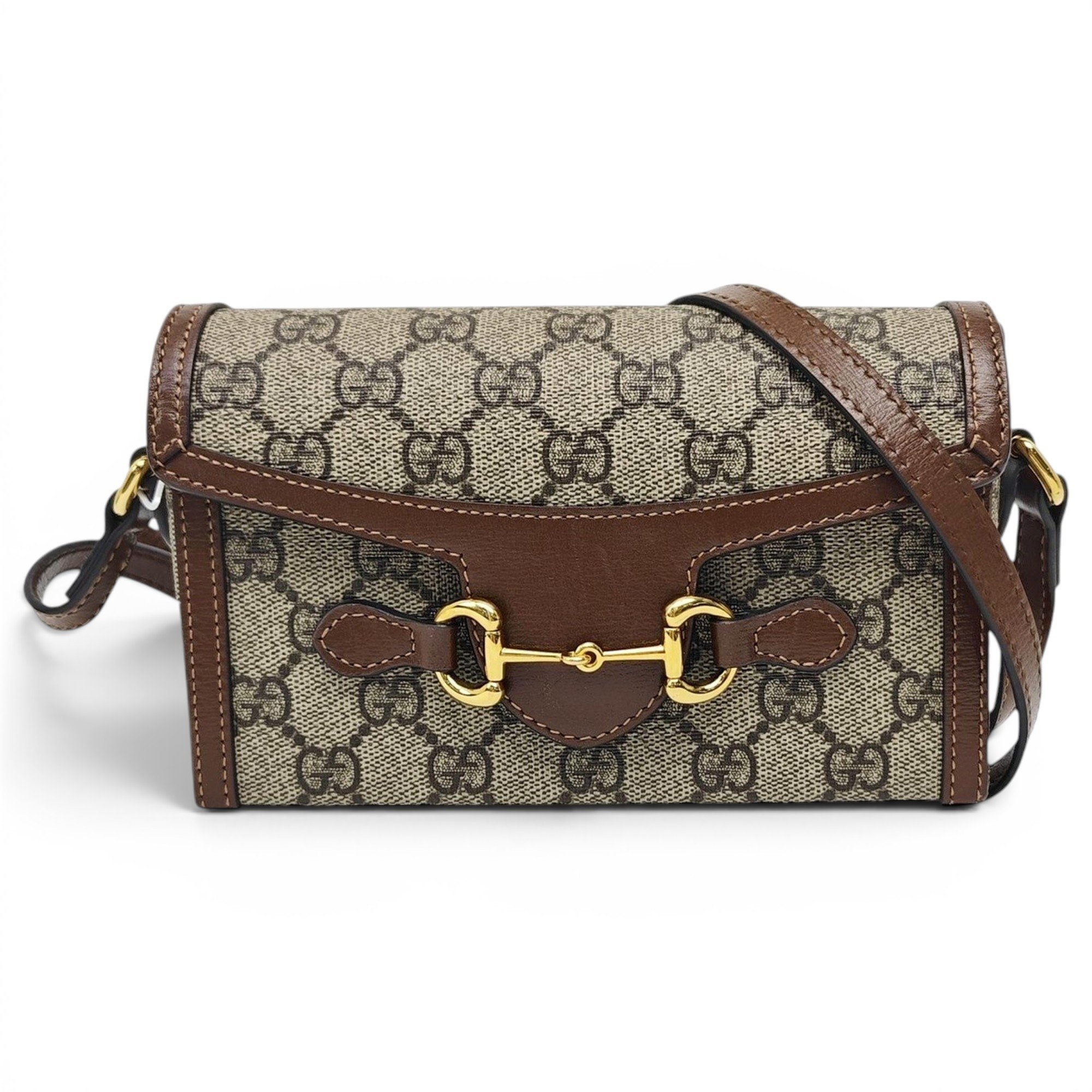 Handle Horsebit 1955 leather handbag