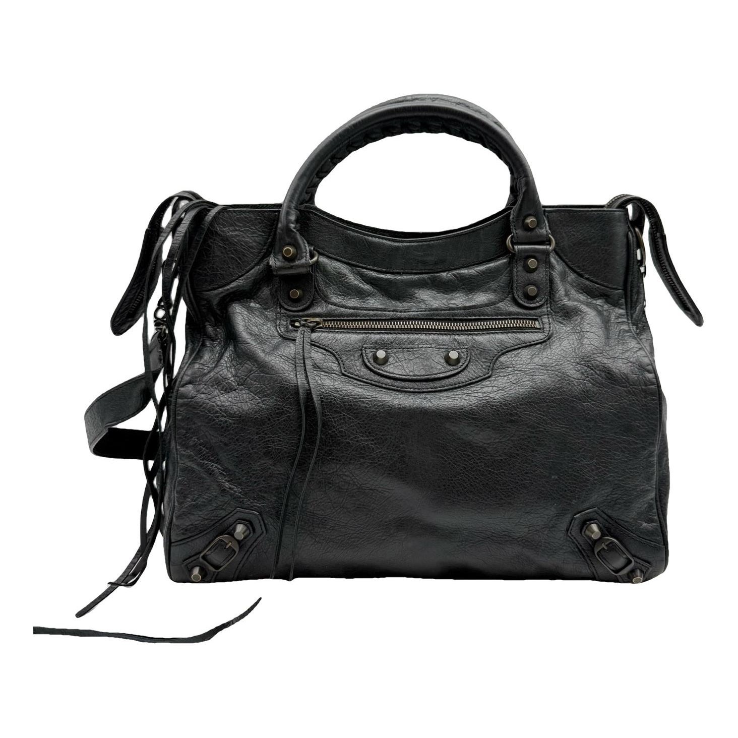 Leather handbag