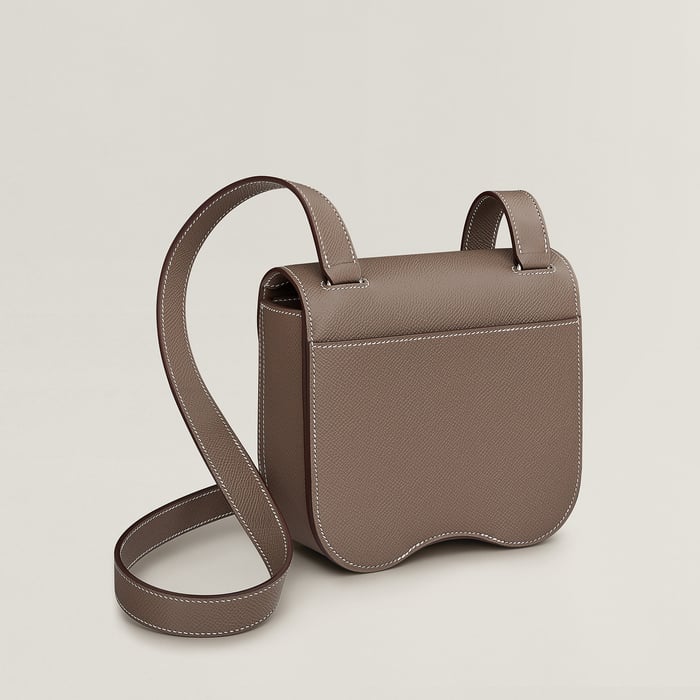 Étoupe Hermès Della Cavalleria Mini Bag