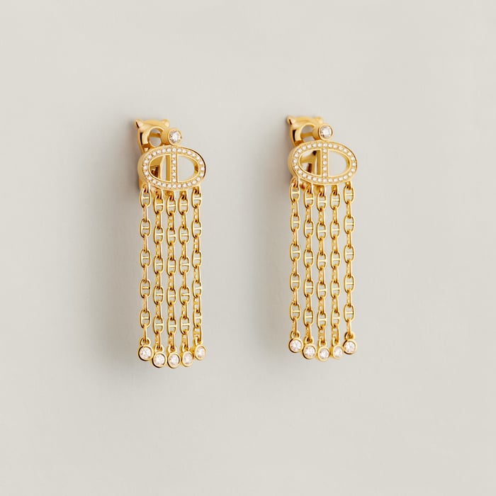 Sans Coloris Chaine d'Ancre Calypso Dangle Earrings