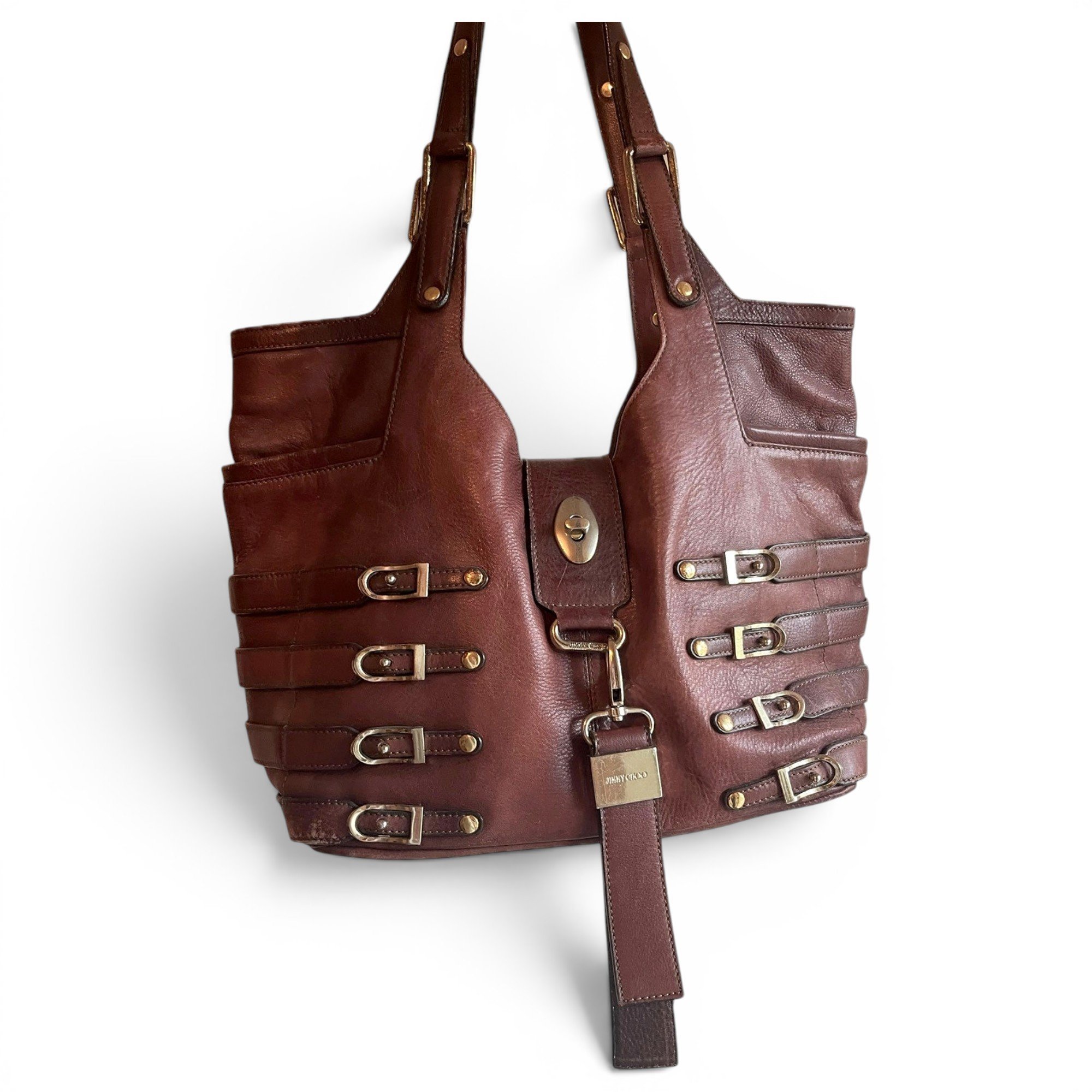 Leather tote