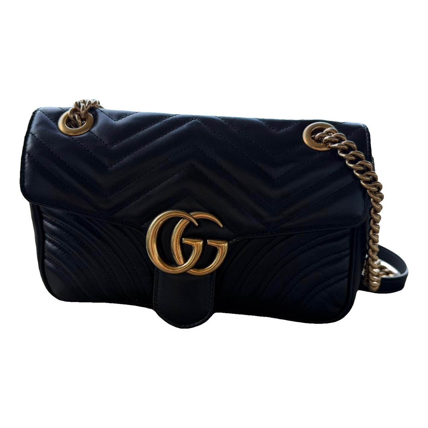 GG Marmont Flap leather crossbody bag