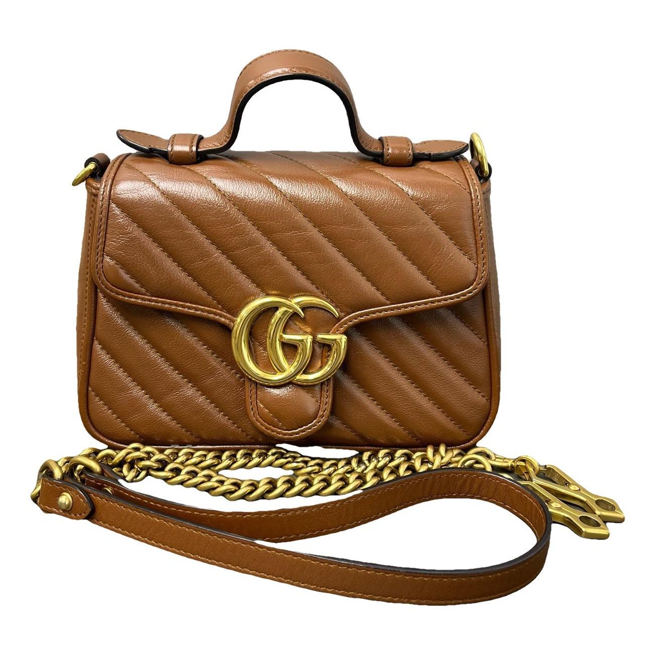 GG Marmont Flap leather handbag