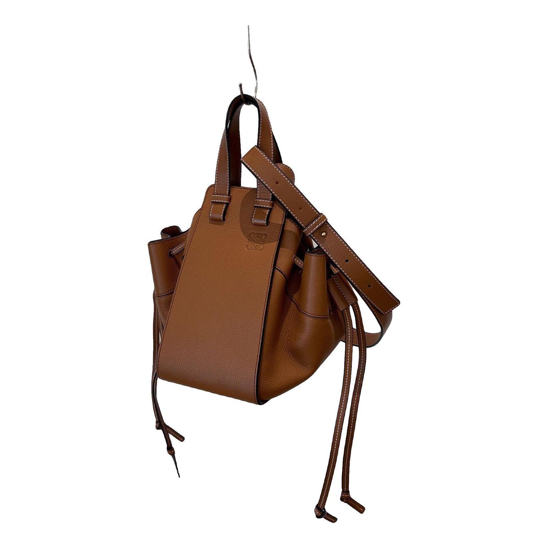 Hammock leather handbag