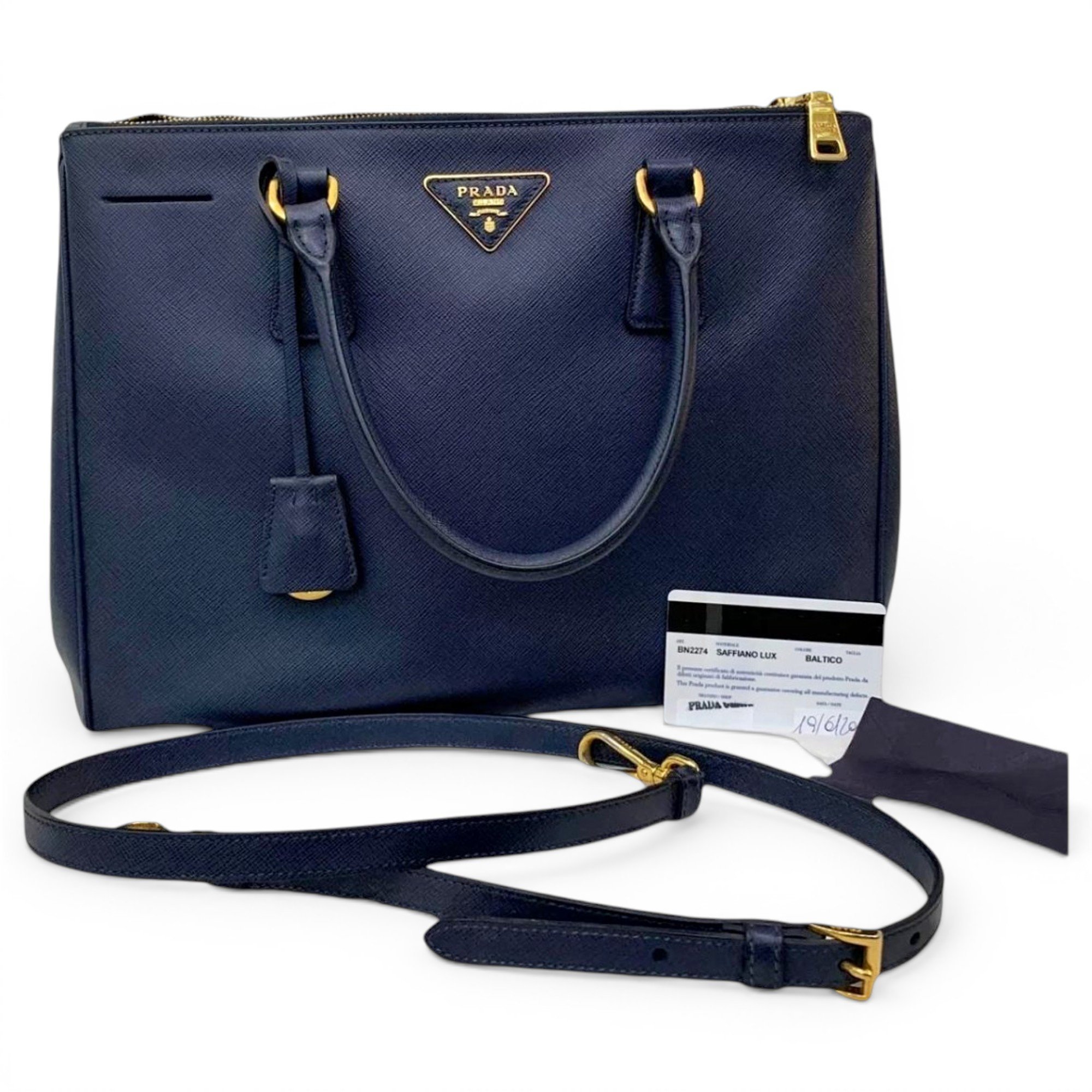 Galleria leather handbag