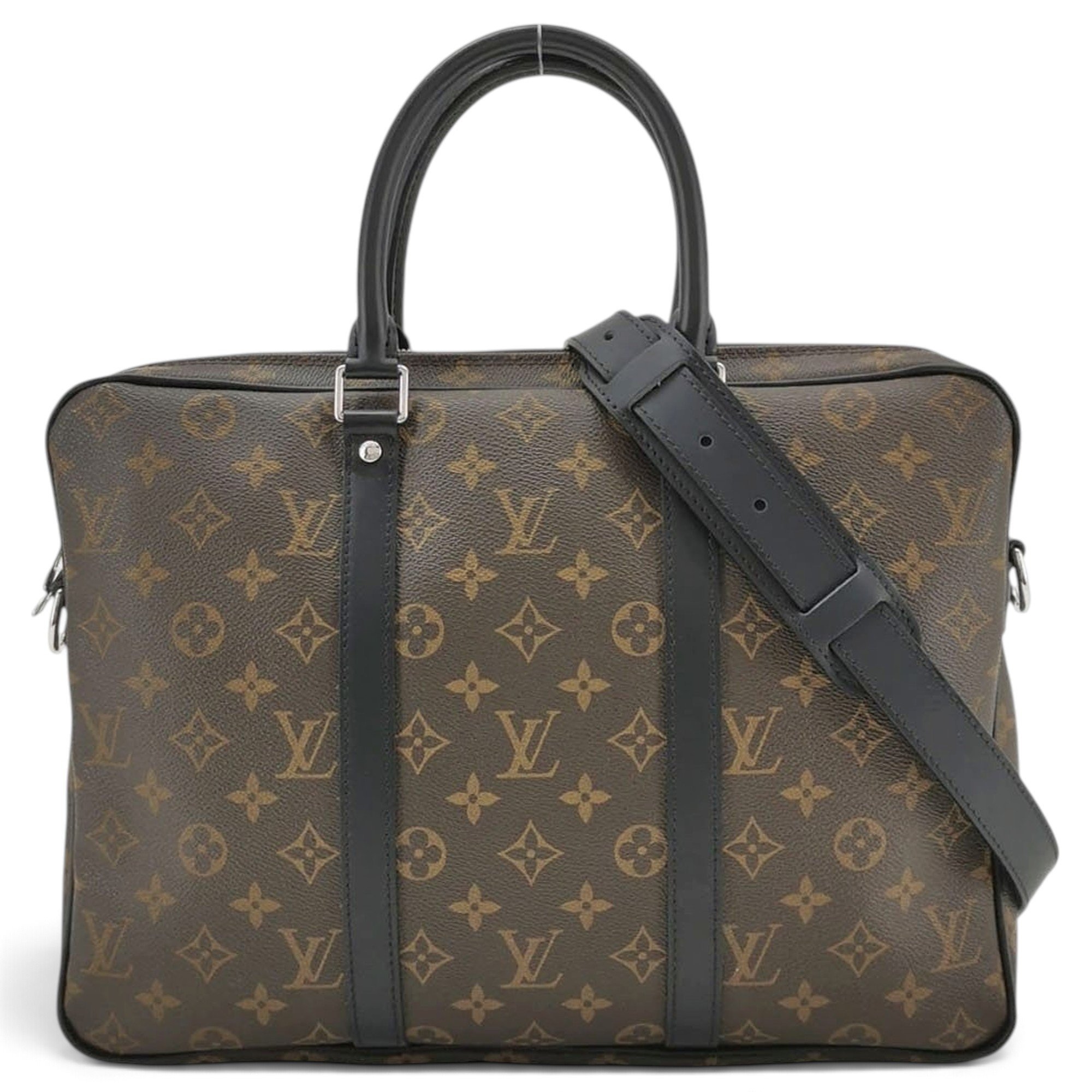Porte Documents Voyage leather handbag