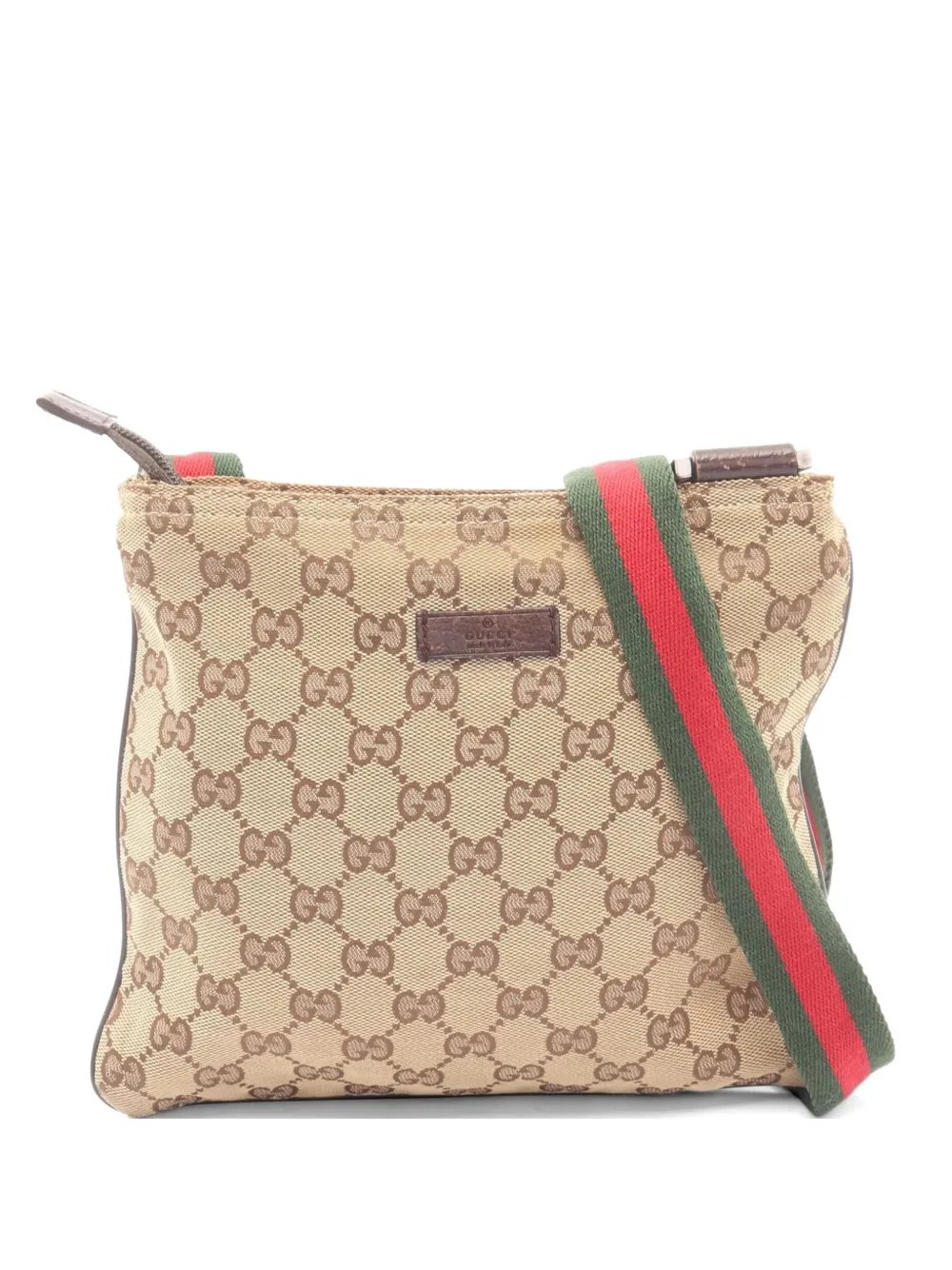 2000s GG canvas cross body bag