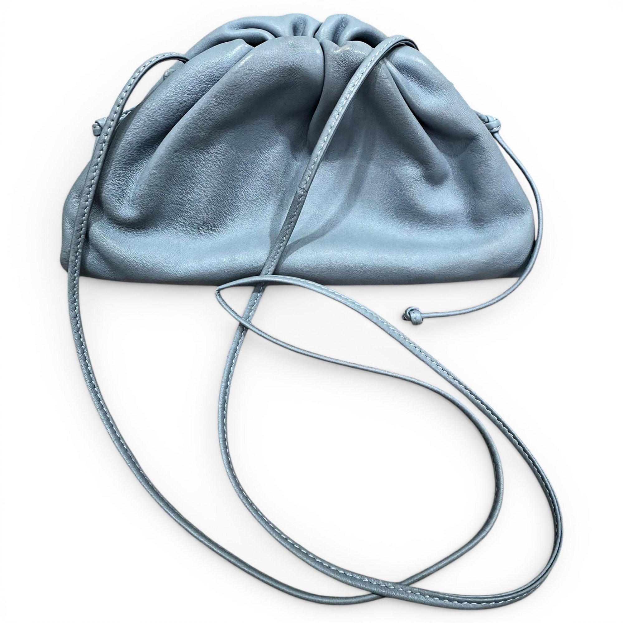 Pouch leather handbag