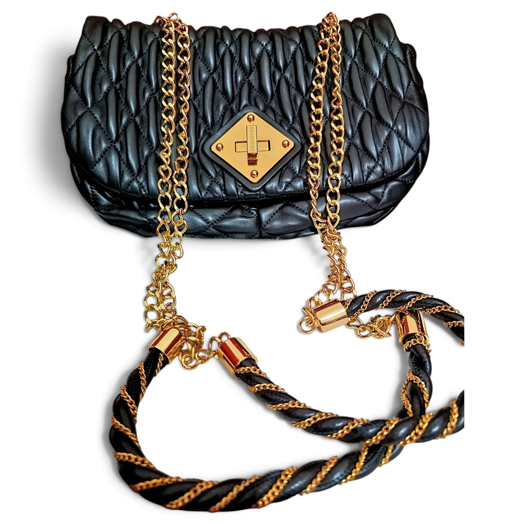 Moschino Biker leather handbag
