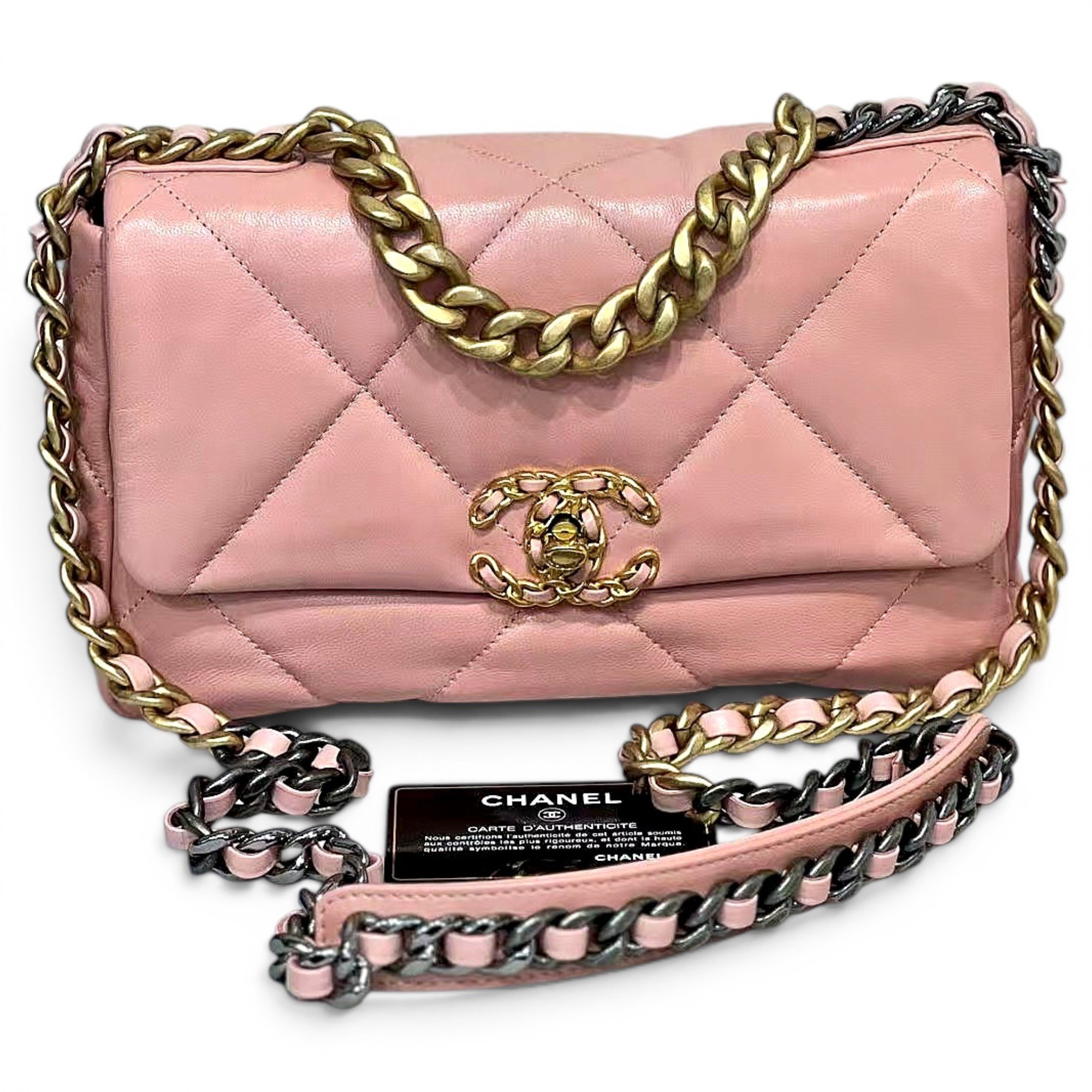 Chanel 19 leather handbag