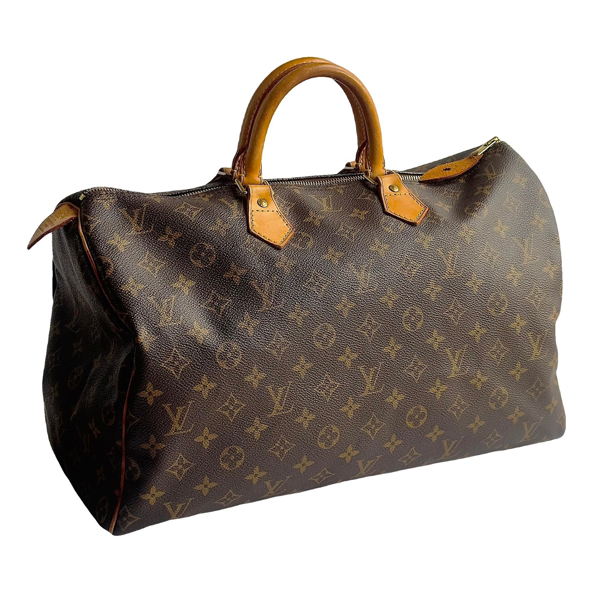 Speedy leather handbag