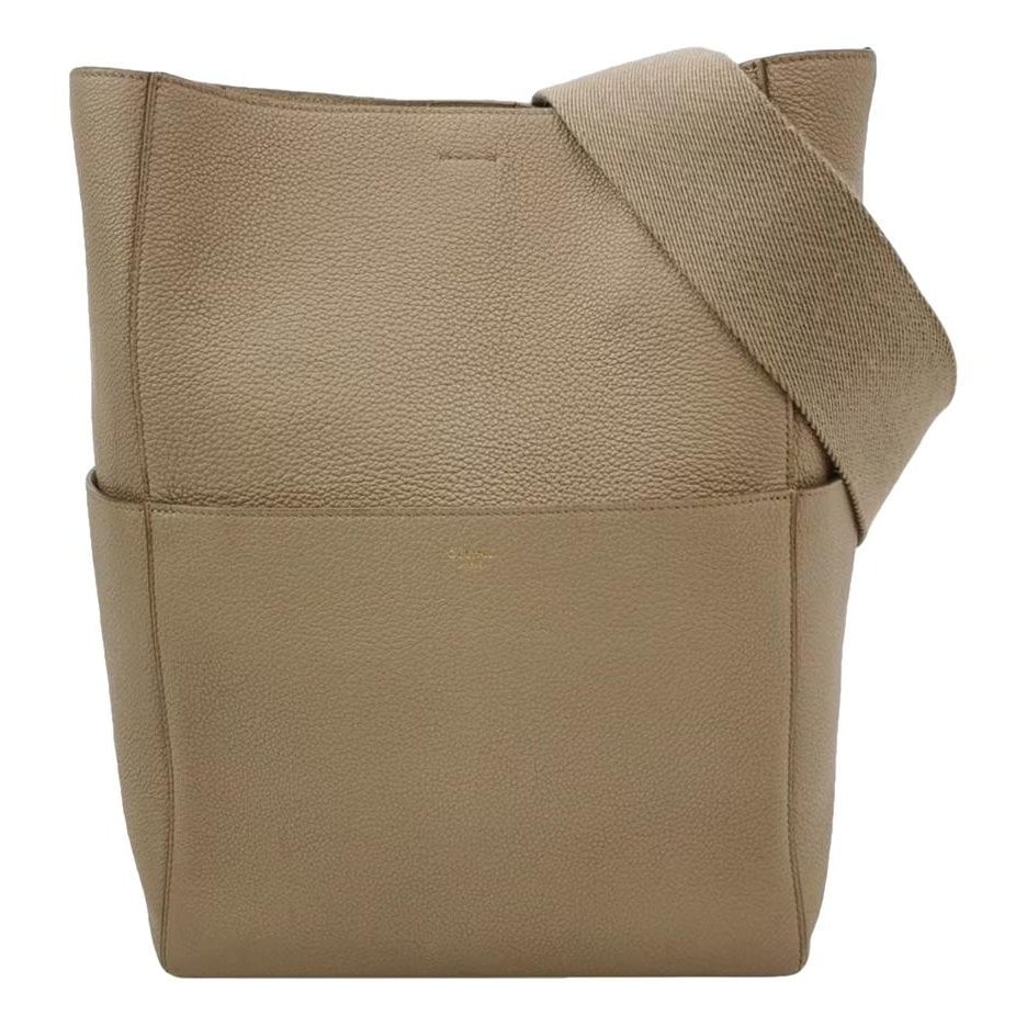 Seau Sangle leather handbag
