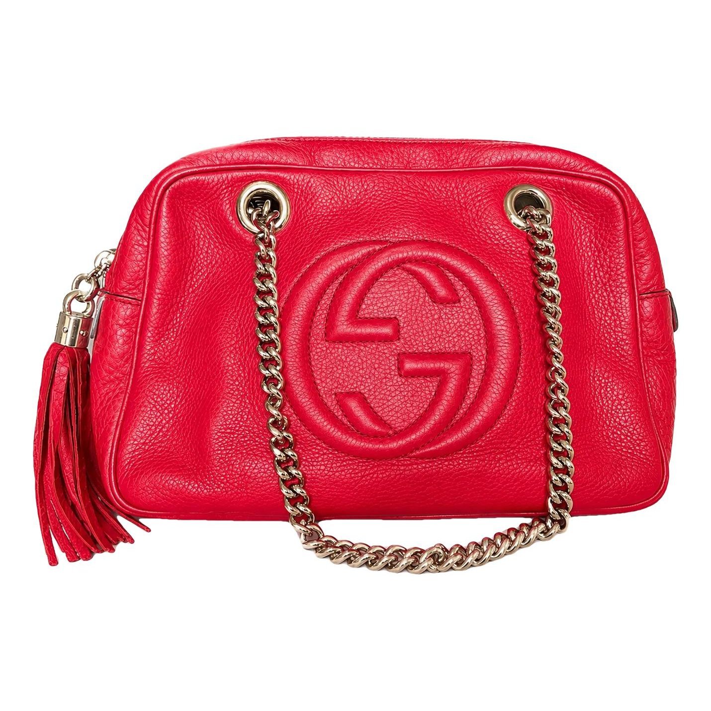 Soho Double Chain leather handbag