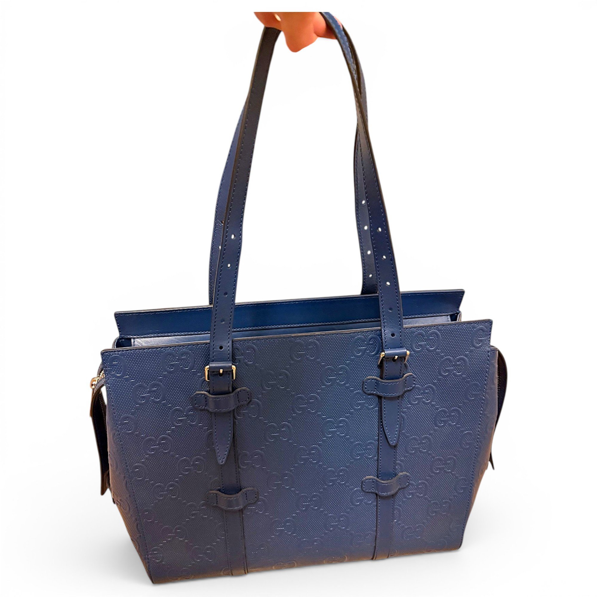 Ophidia Shopping leather tote