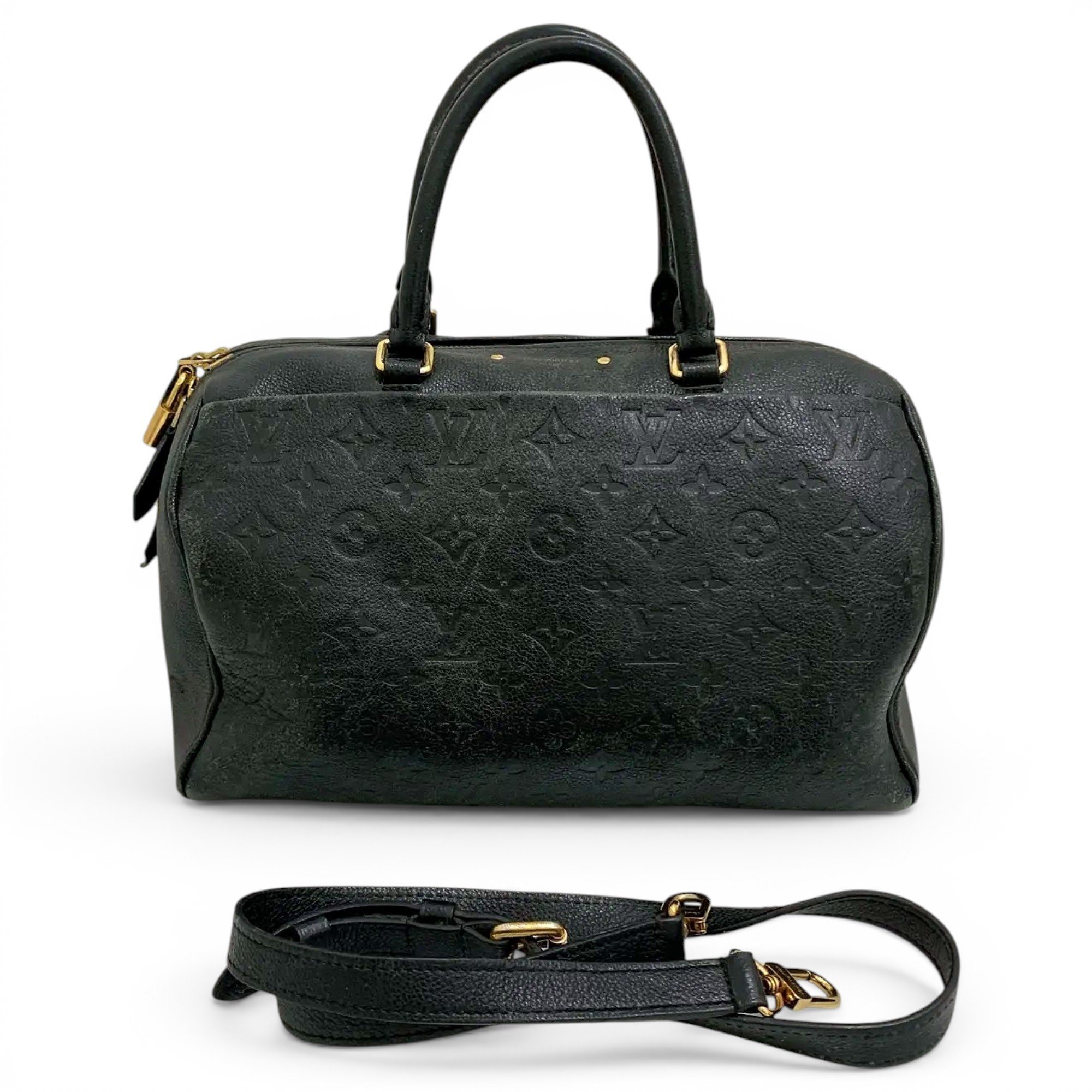 Speedy leather handbag