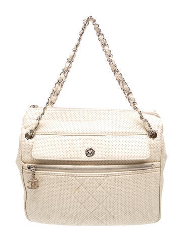Perforated 50's Shoulder Bag
