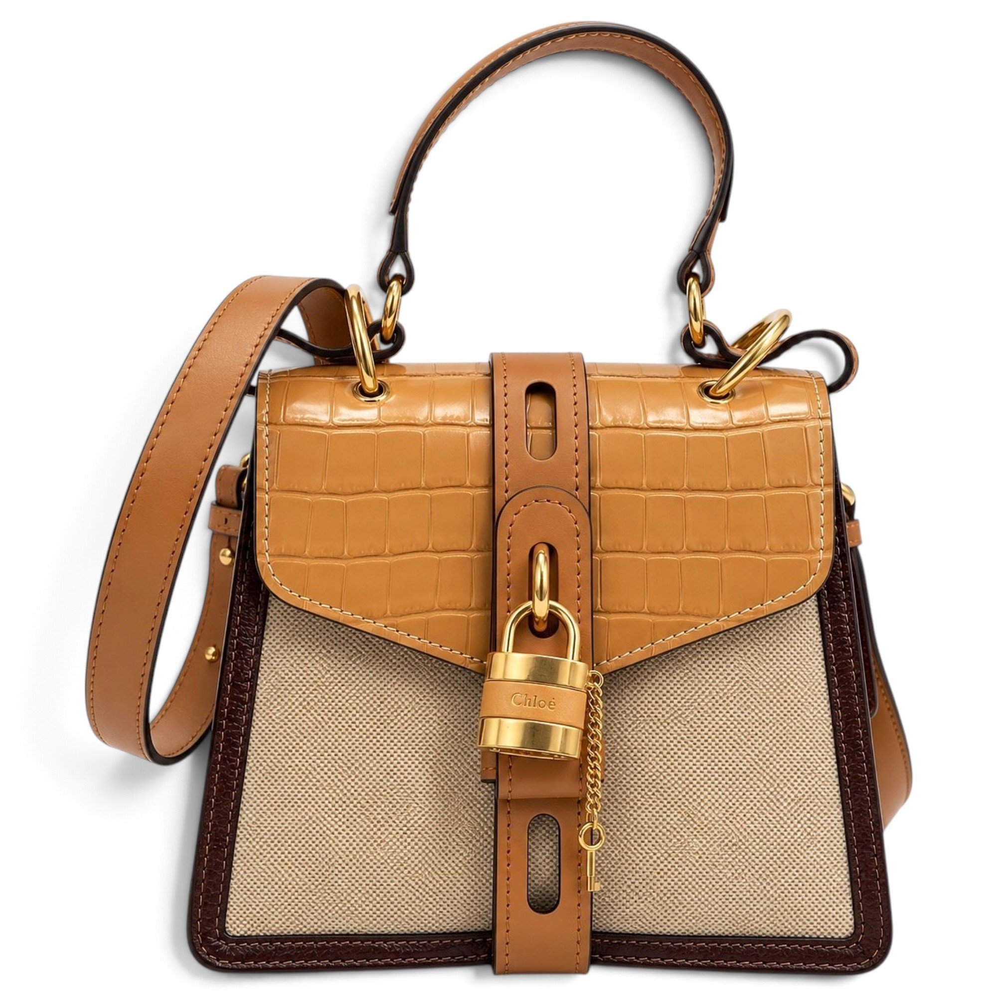 Aby leather handbag