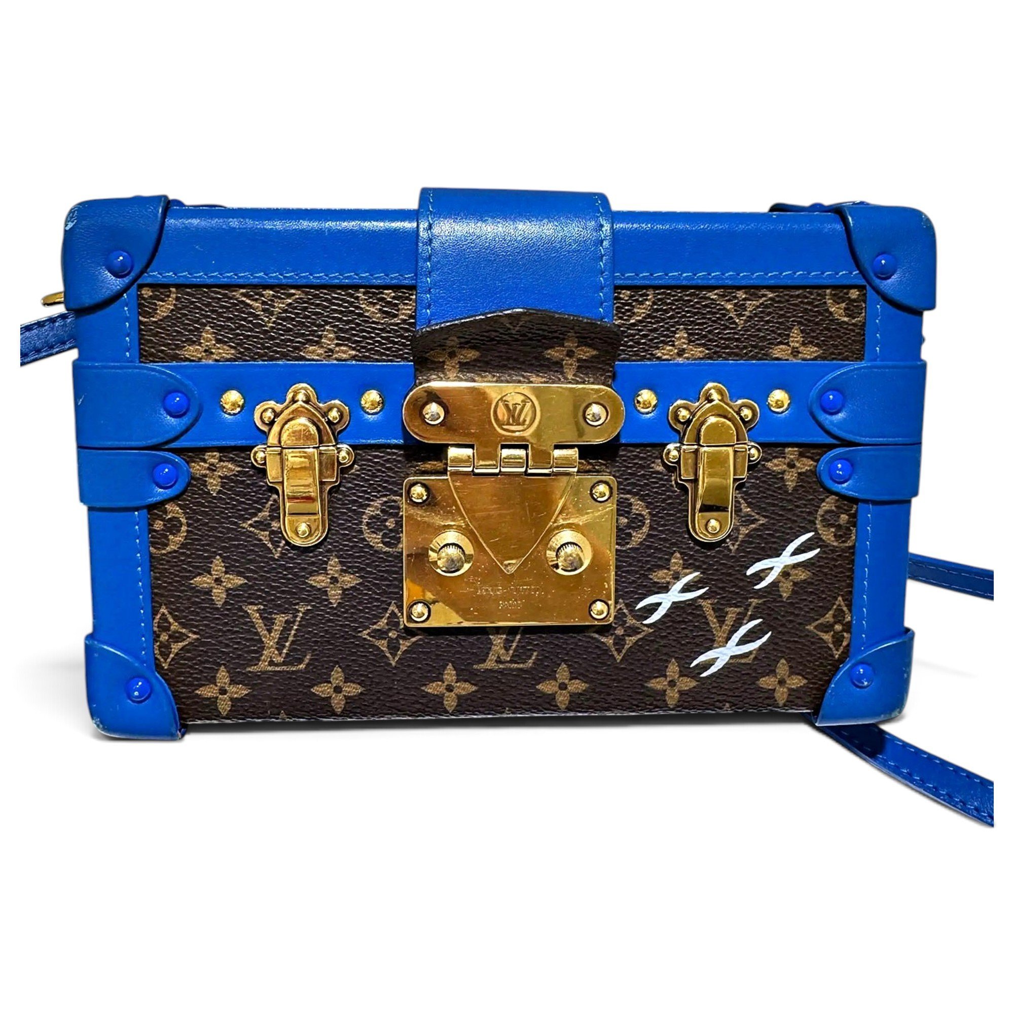Petite Malle vinyl handbag