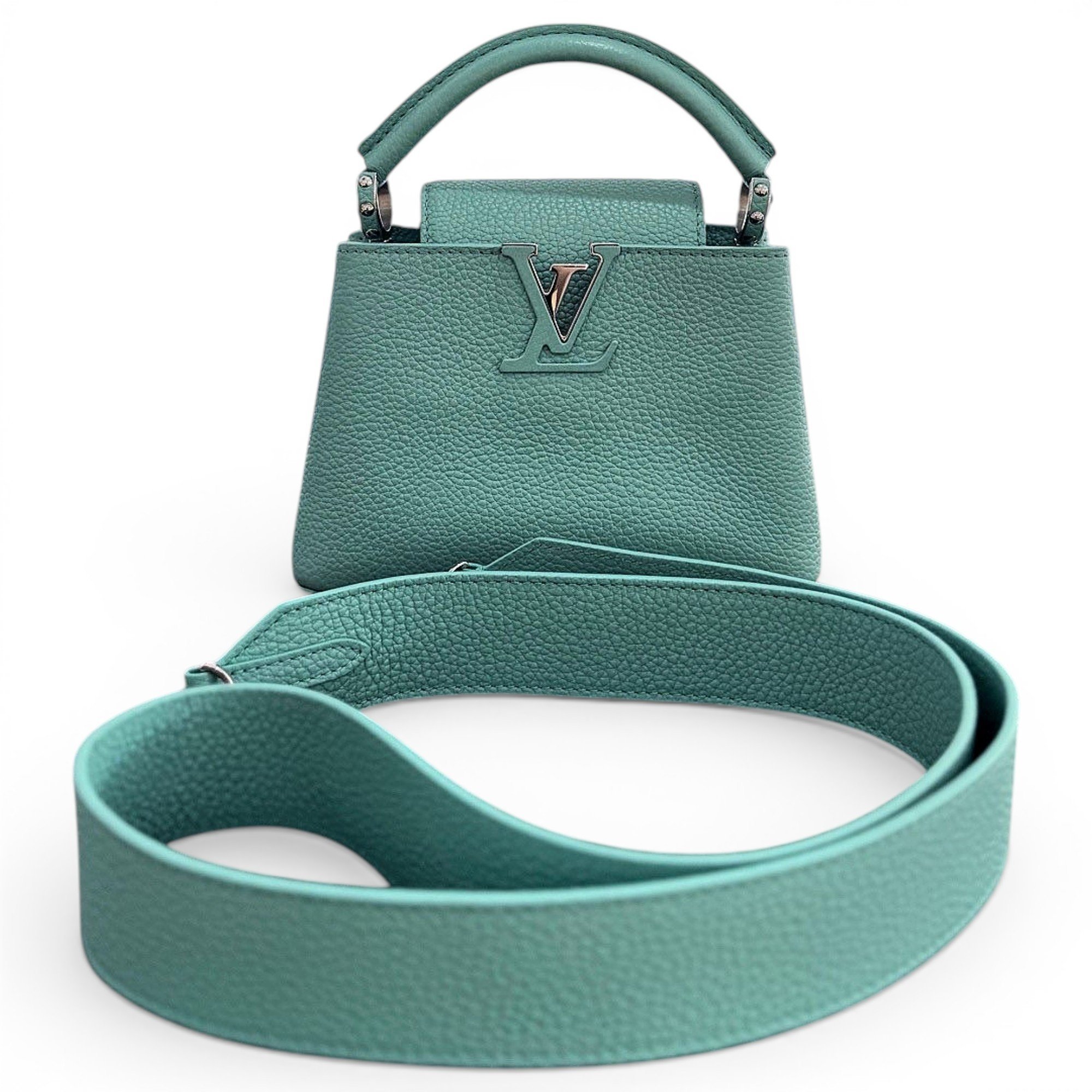 Capucines leather handbag
