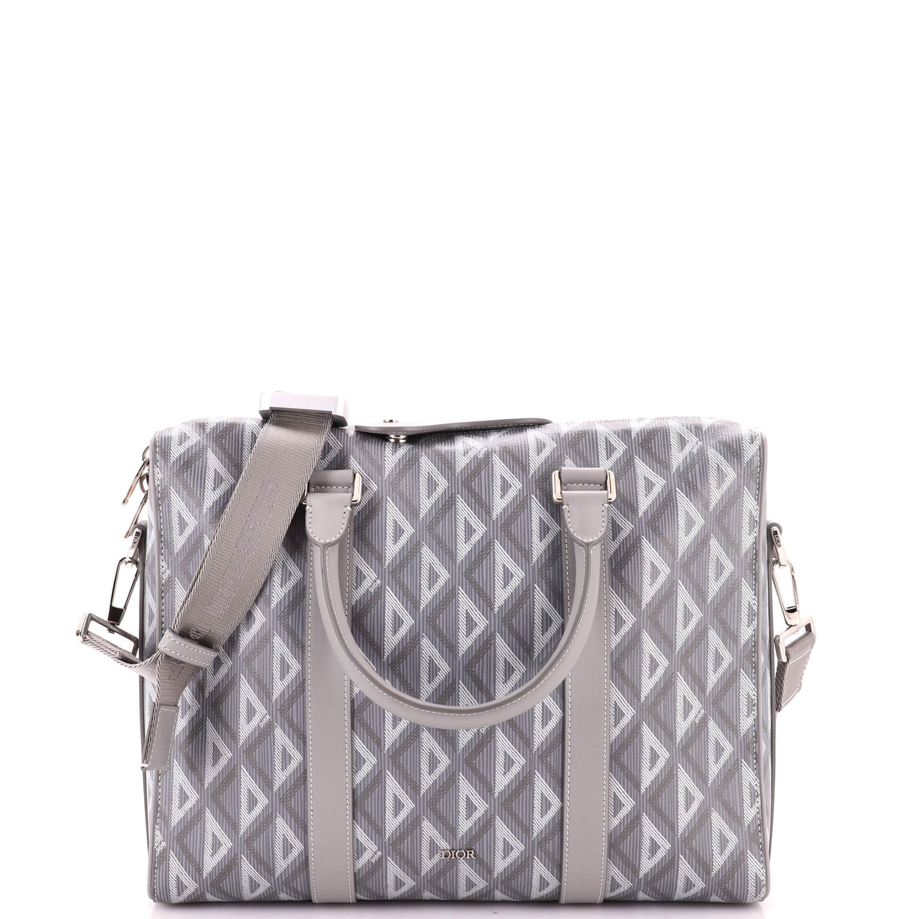 Lingot Briefcase CD Diamond Coated Canvas and Leather