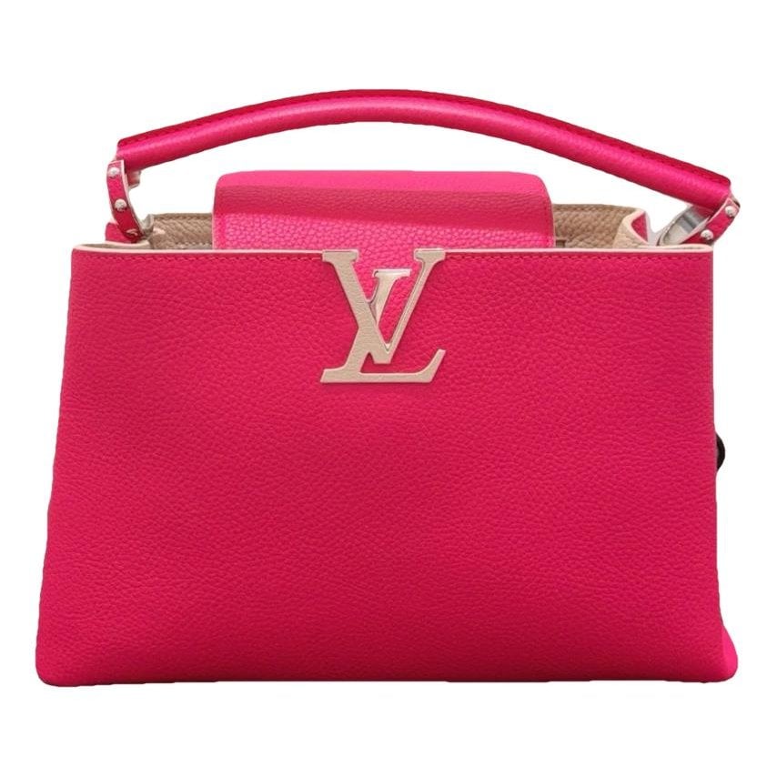 Capucines leather handbag