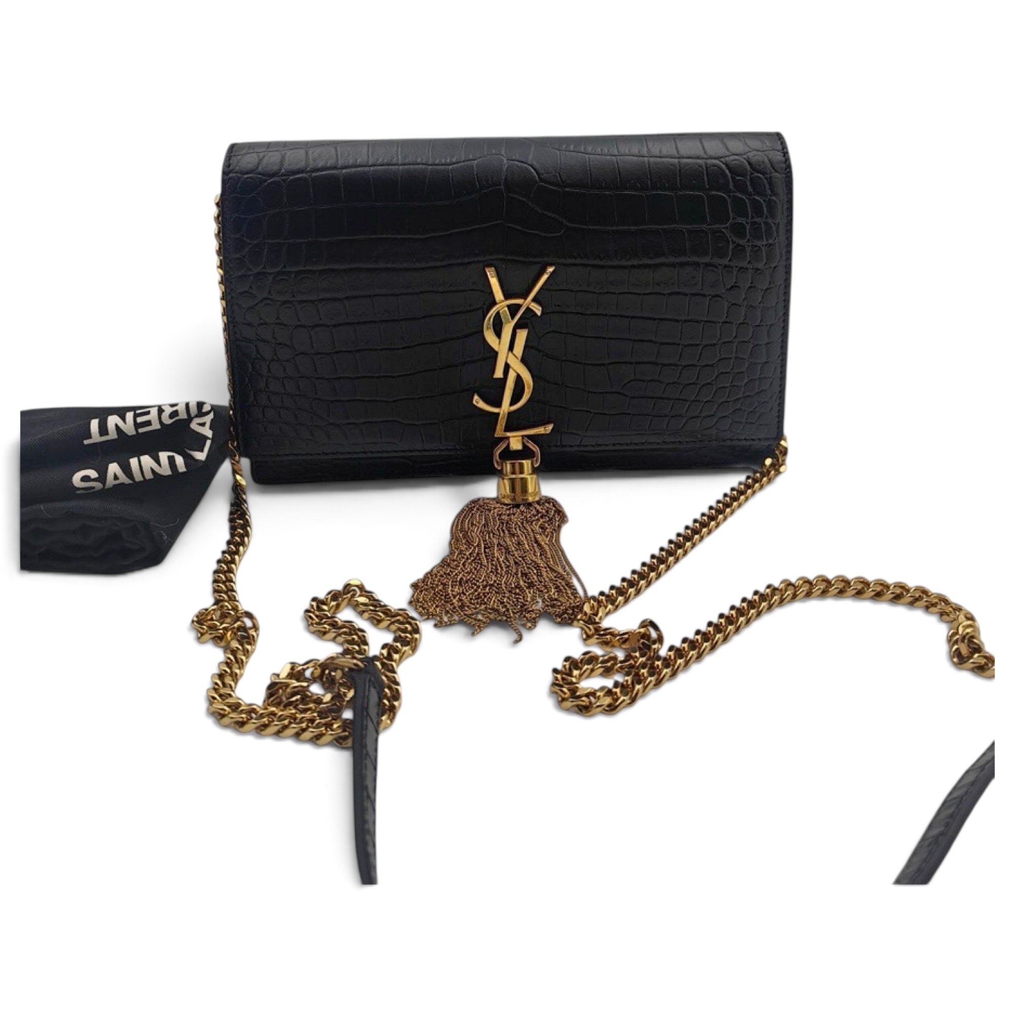Pompom Kate leather handbag