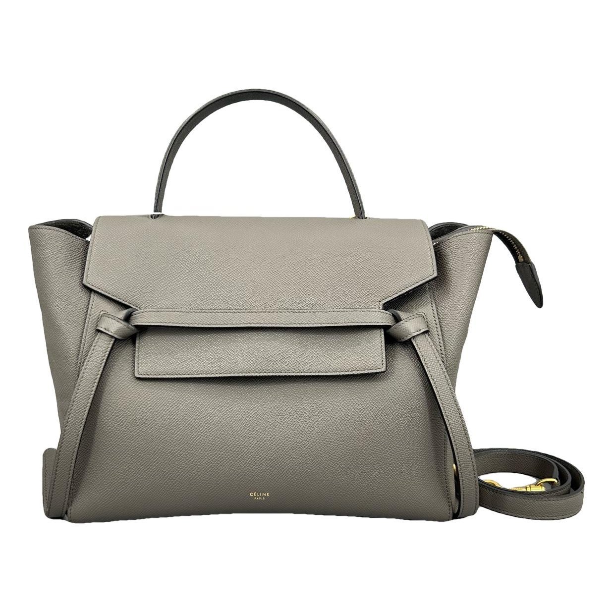 Belt leather handbag