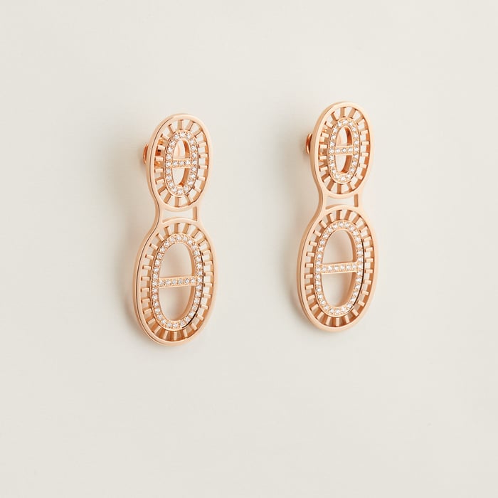 Sans Coloris Chaine d'Ancre Divine Earrings, Large Model