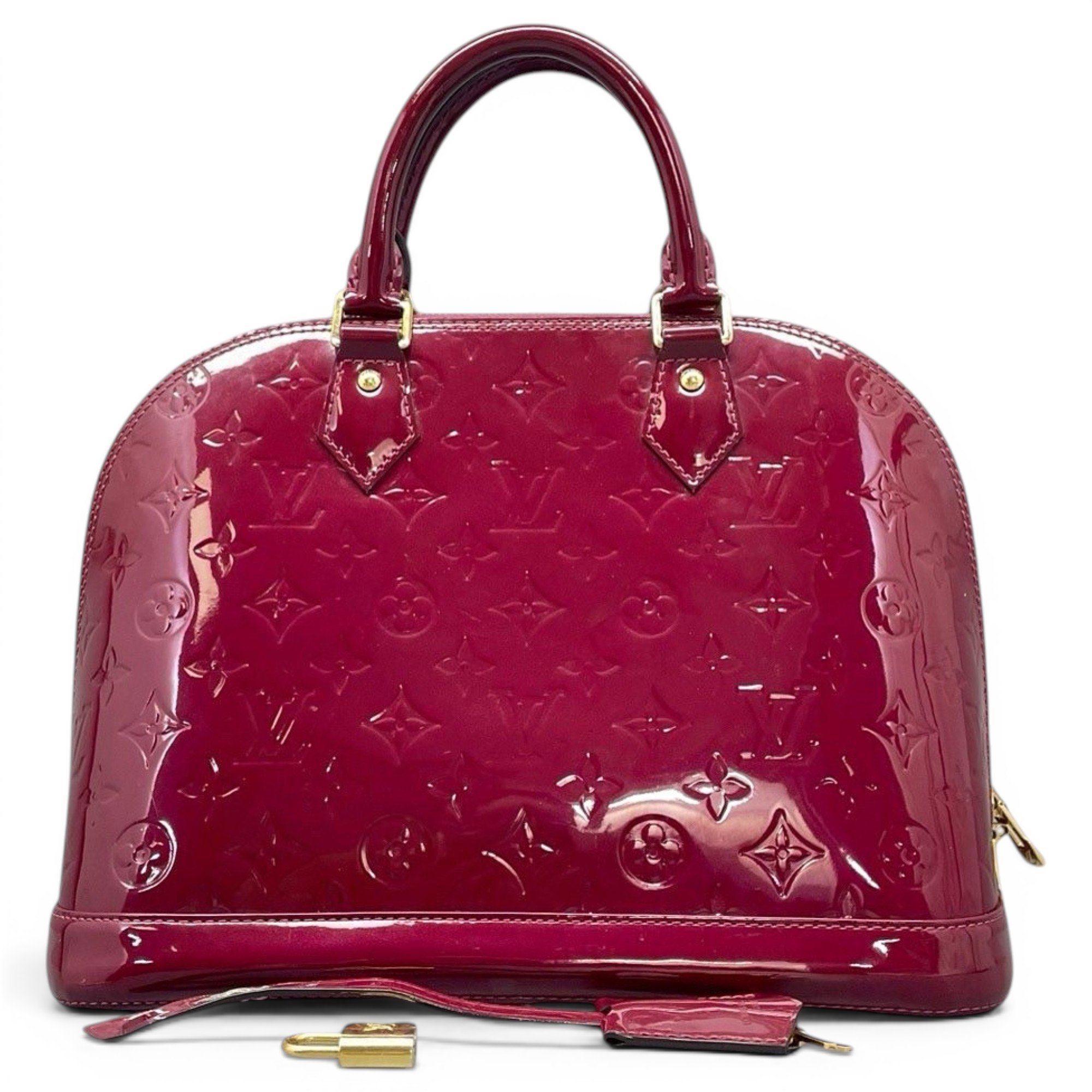 Alma patent leather handbag