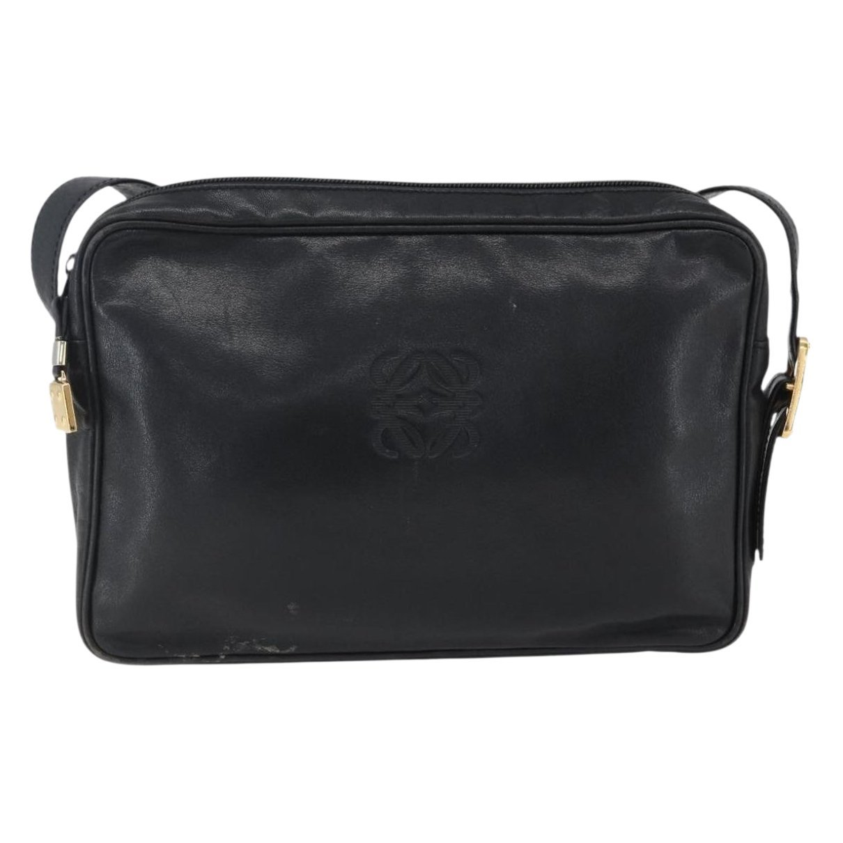 Anagram leather handbag