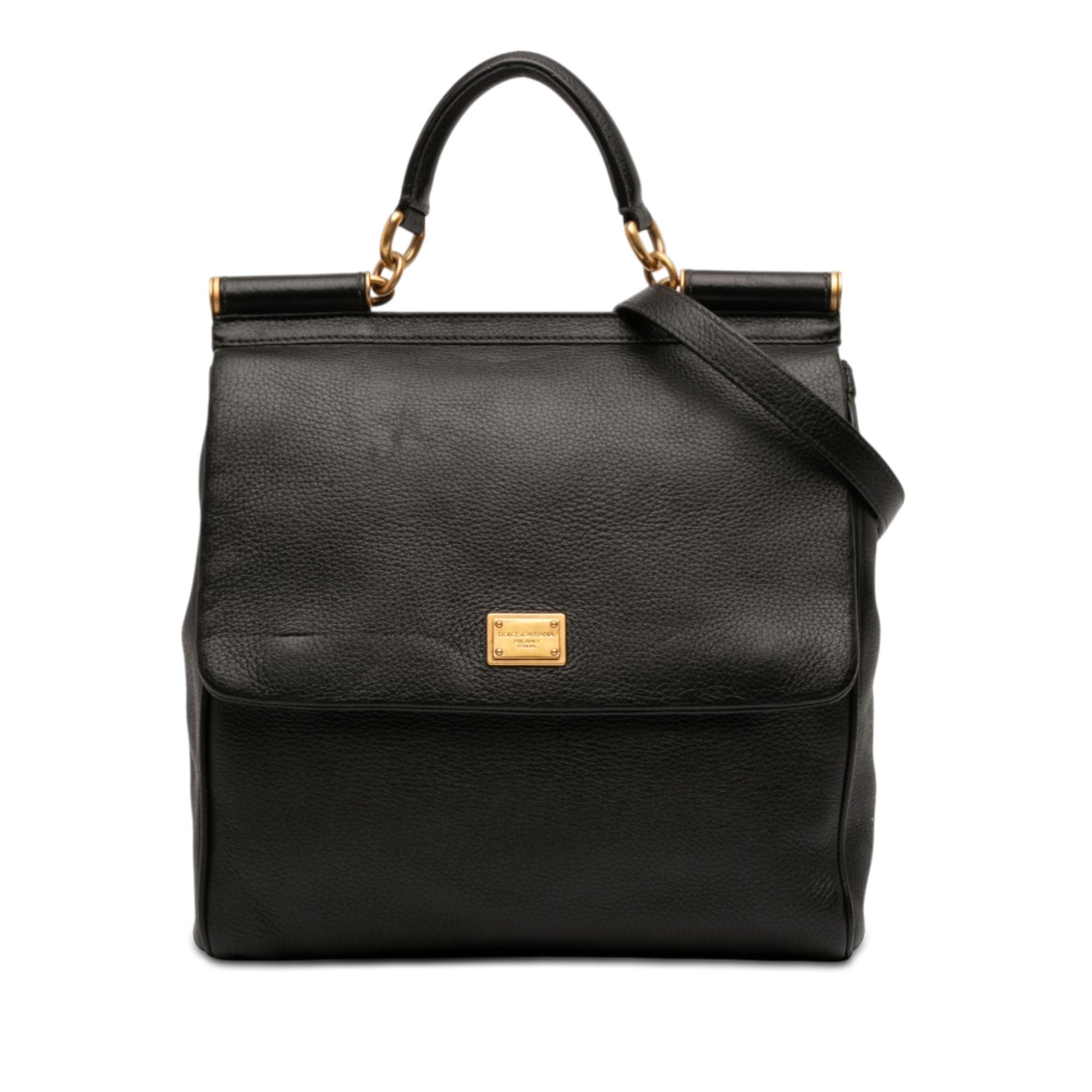 Leather satchel