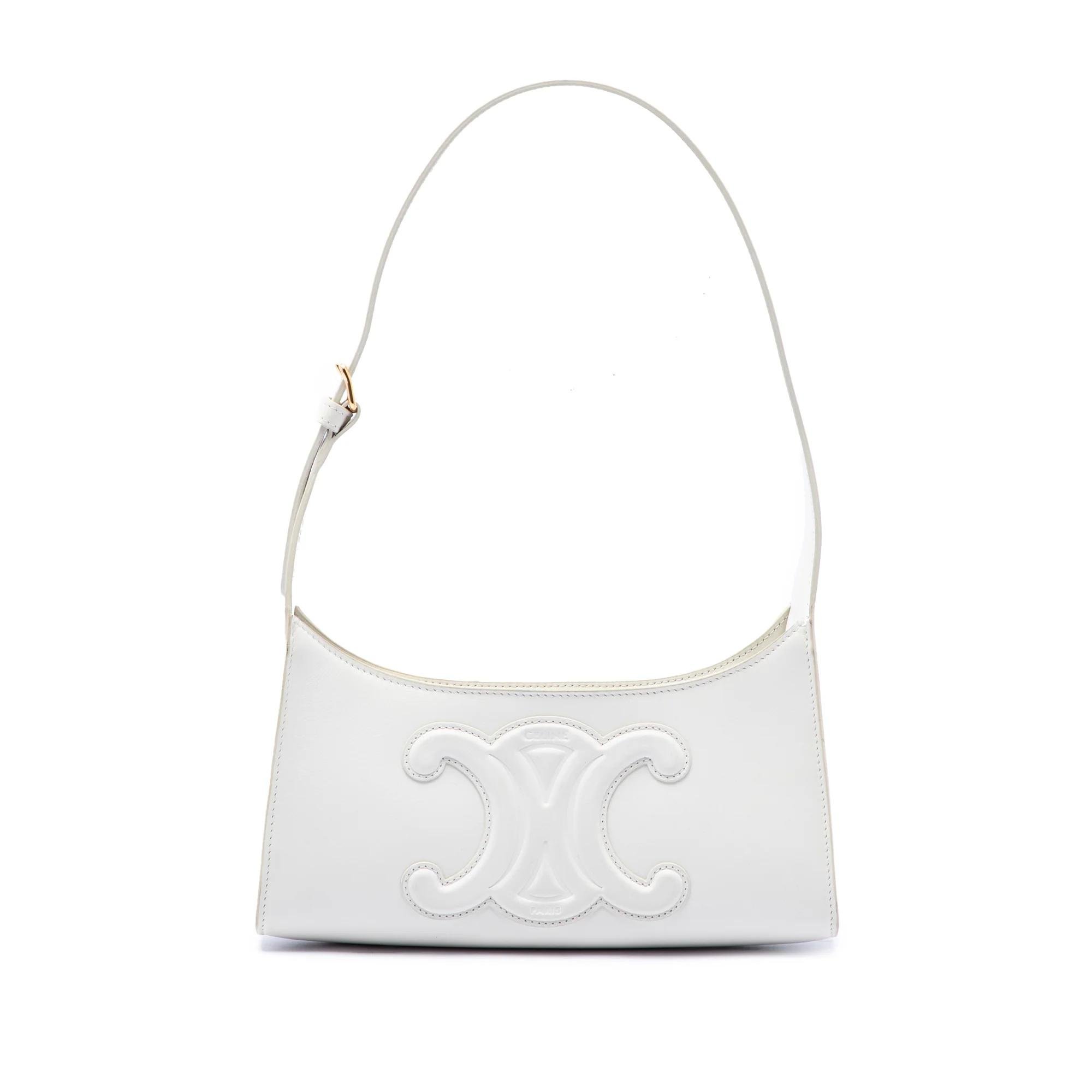Triomphe pony-style calfskin handbag