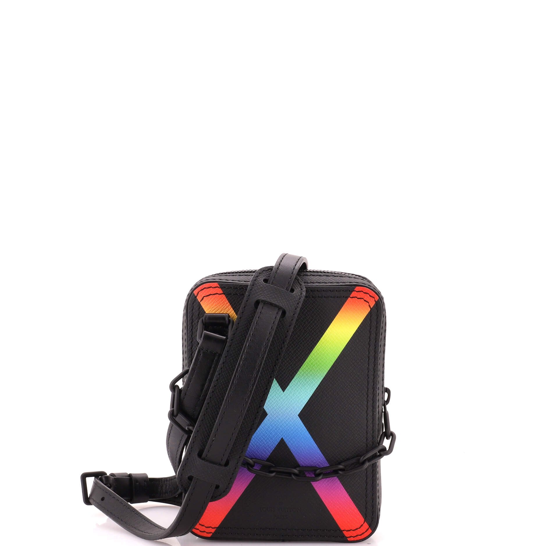 Danube Messenger Bag Rainbow Taiga Leather