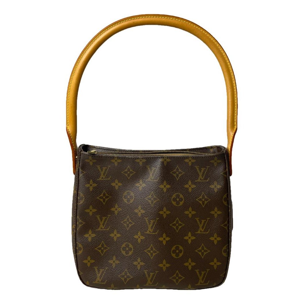 Looping leather handbag