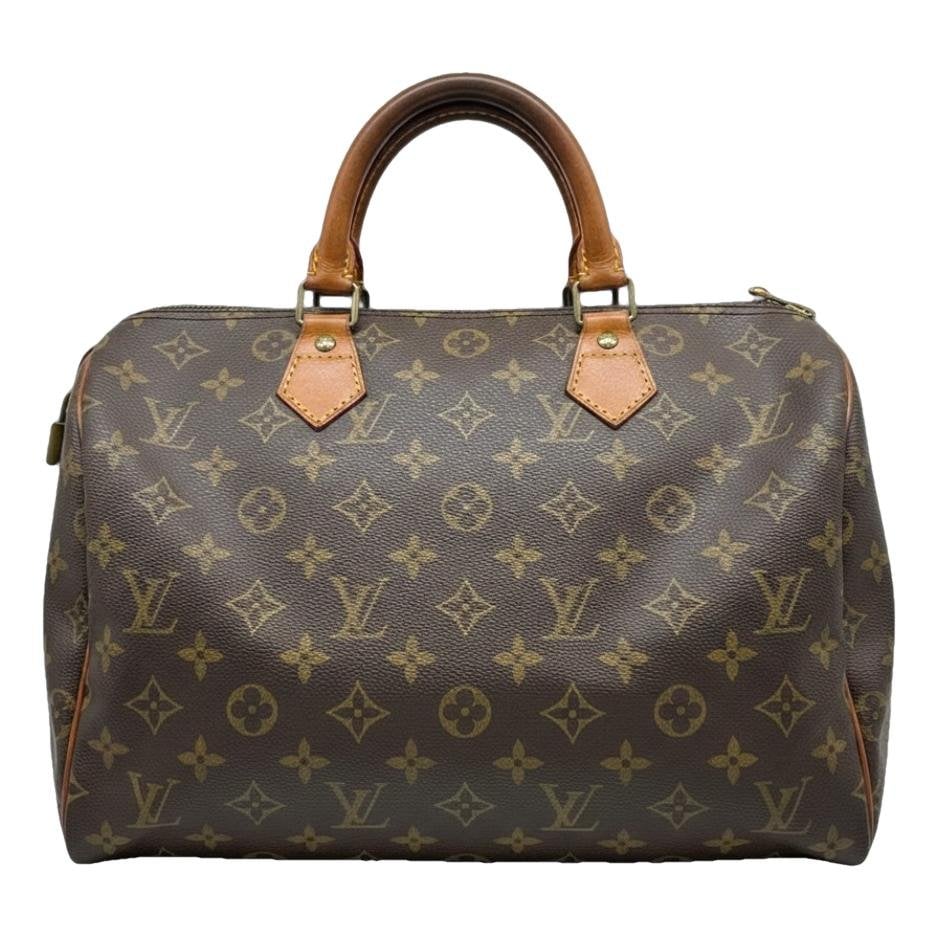 Speedy leather handbag