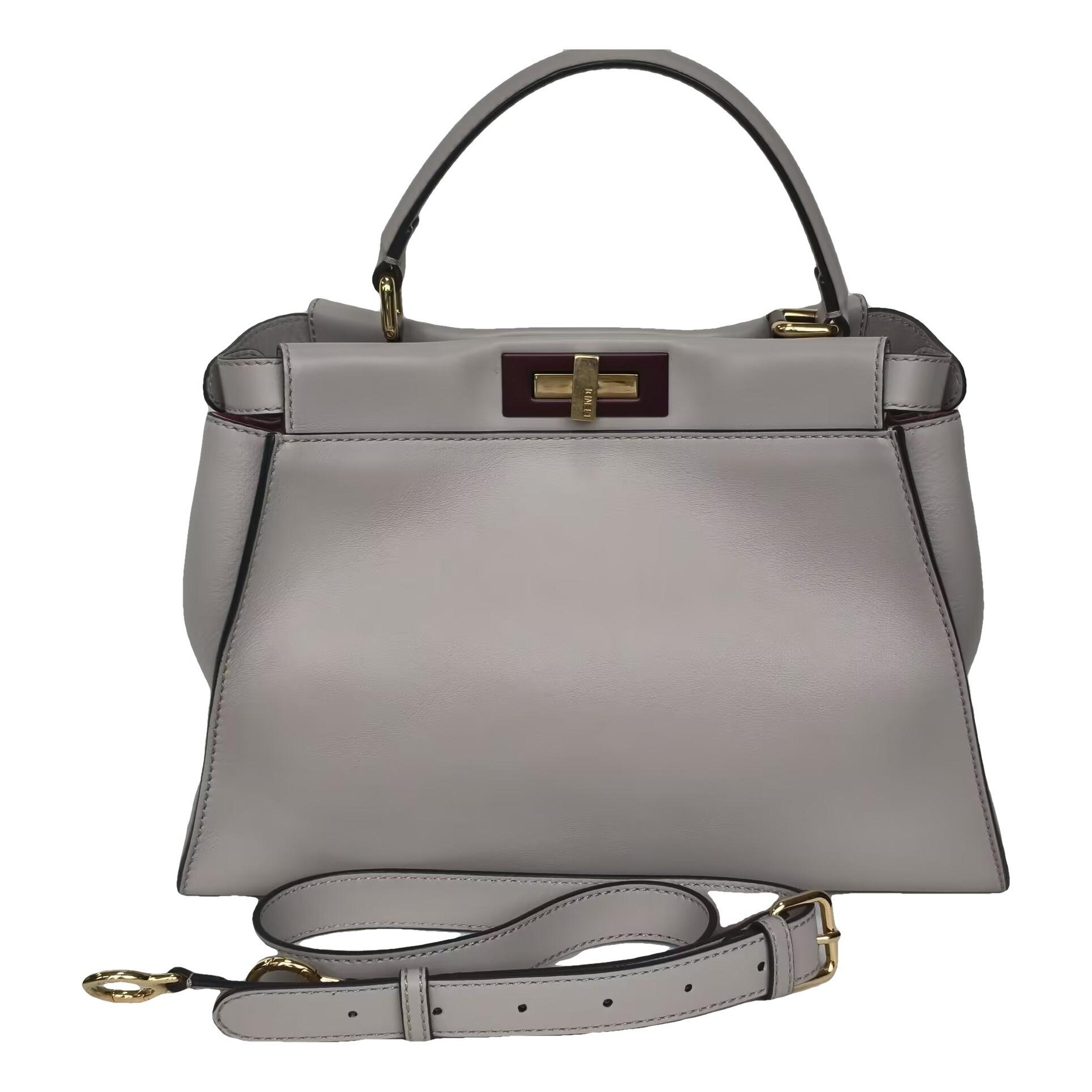Peekaboo leather handbag