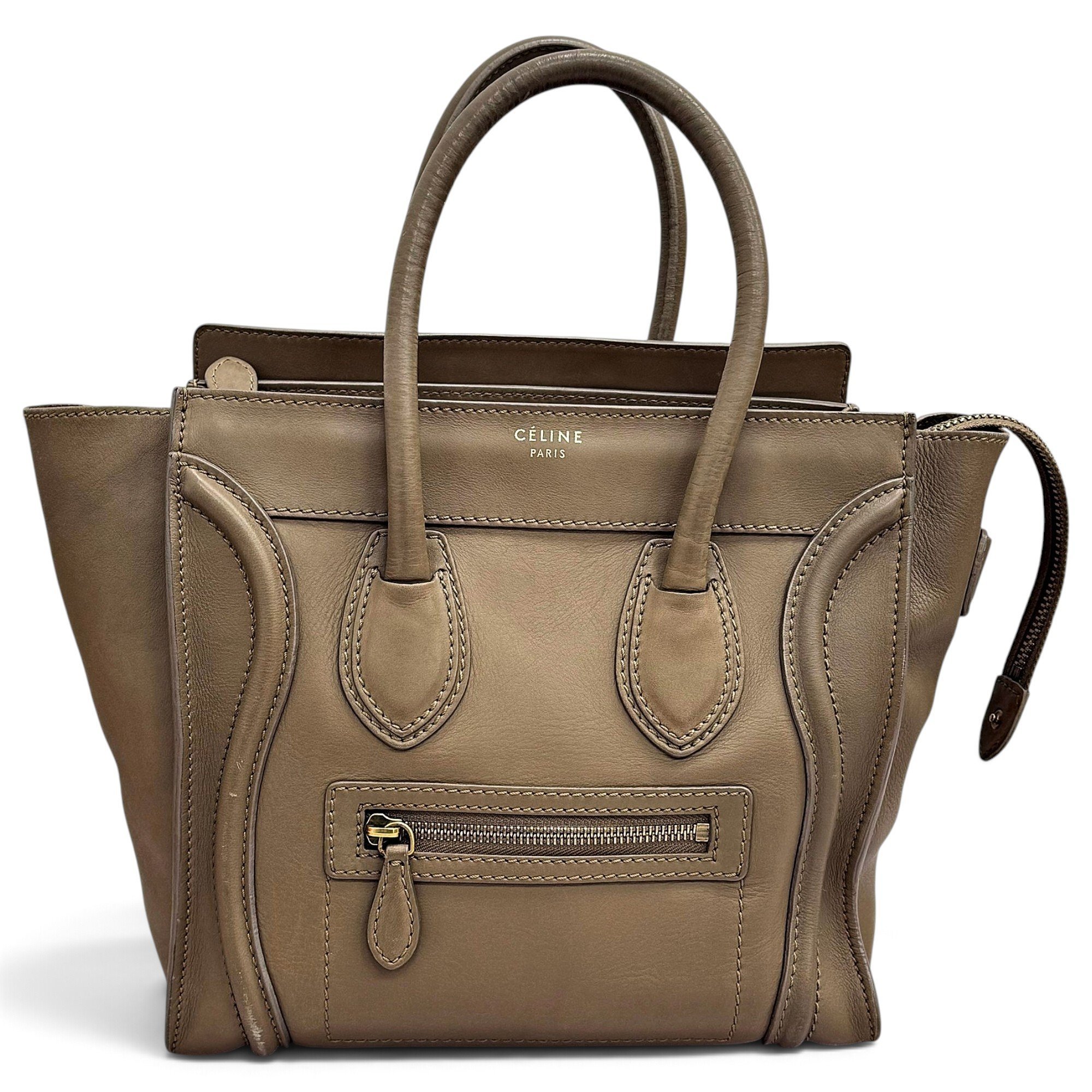 Luggage leather handbag