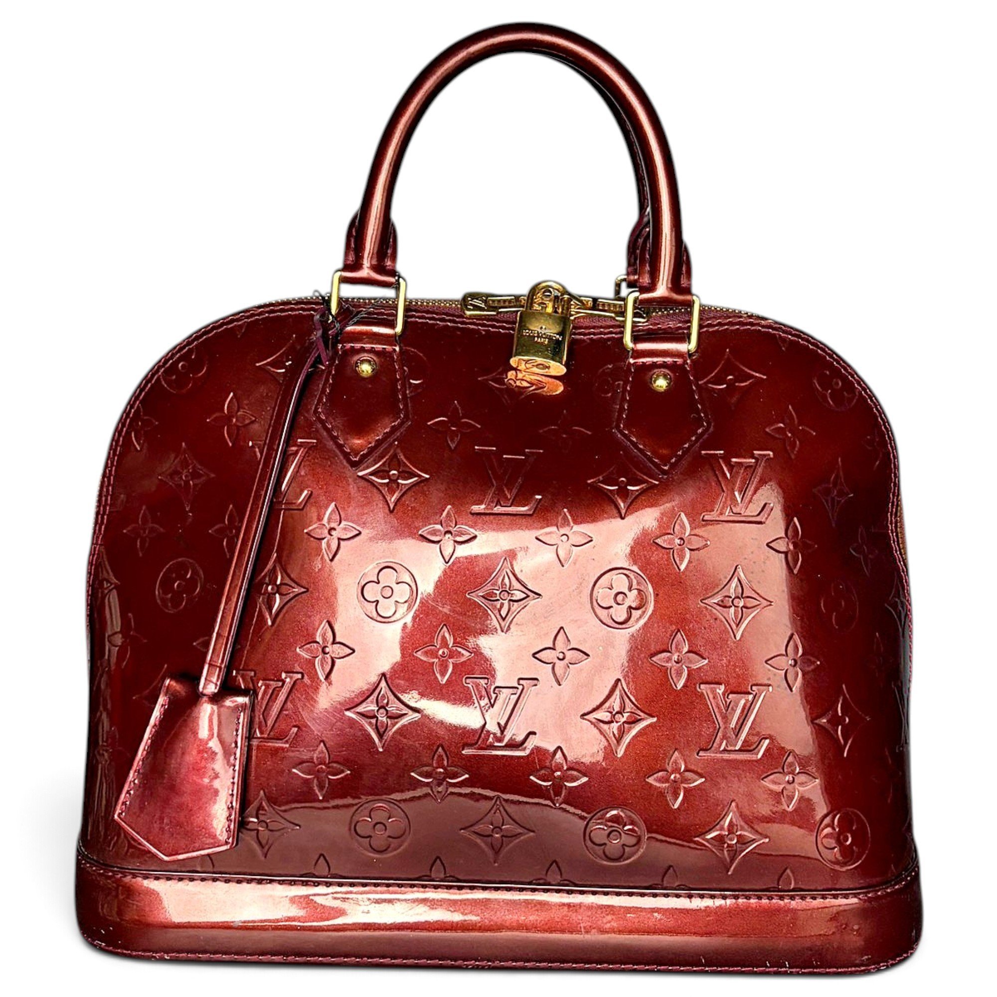 Alma leather handbag