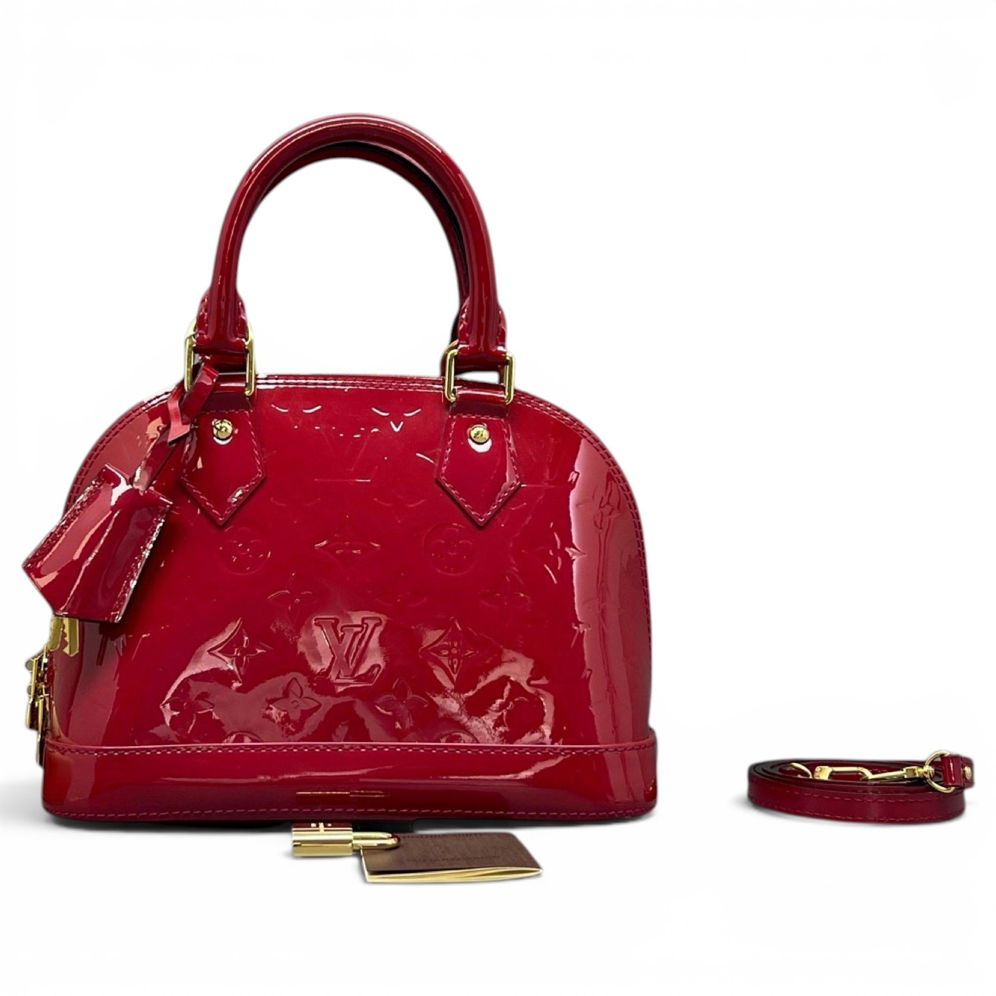 Alma BB patent leather handbag
