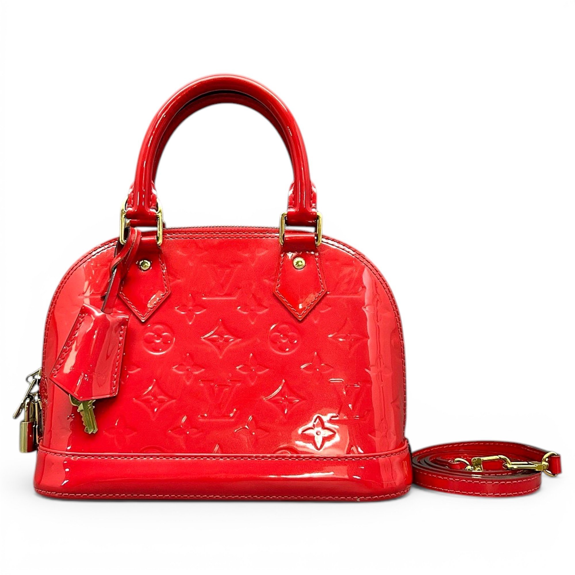 Alma BB patent leather handbag