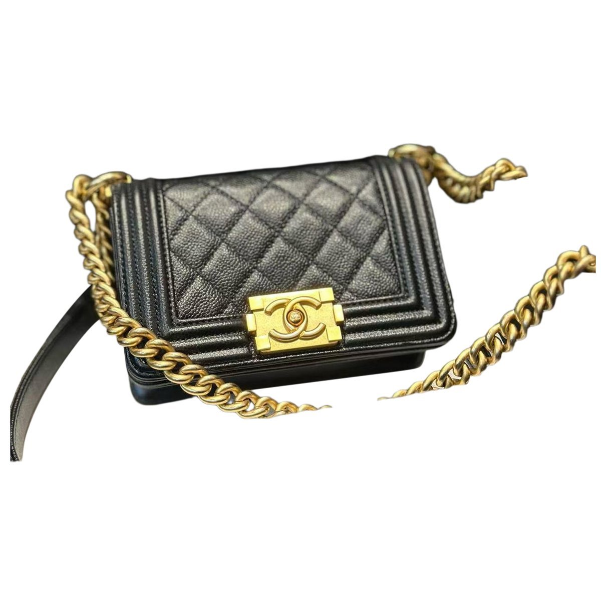 Boy leather crossbody bag