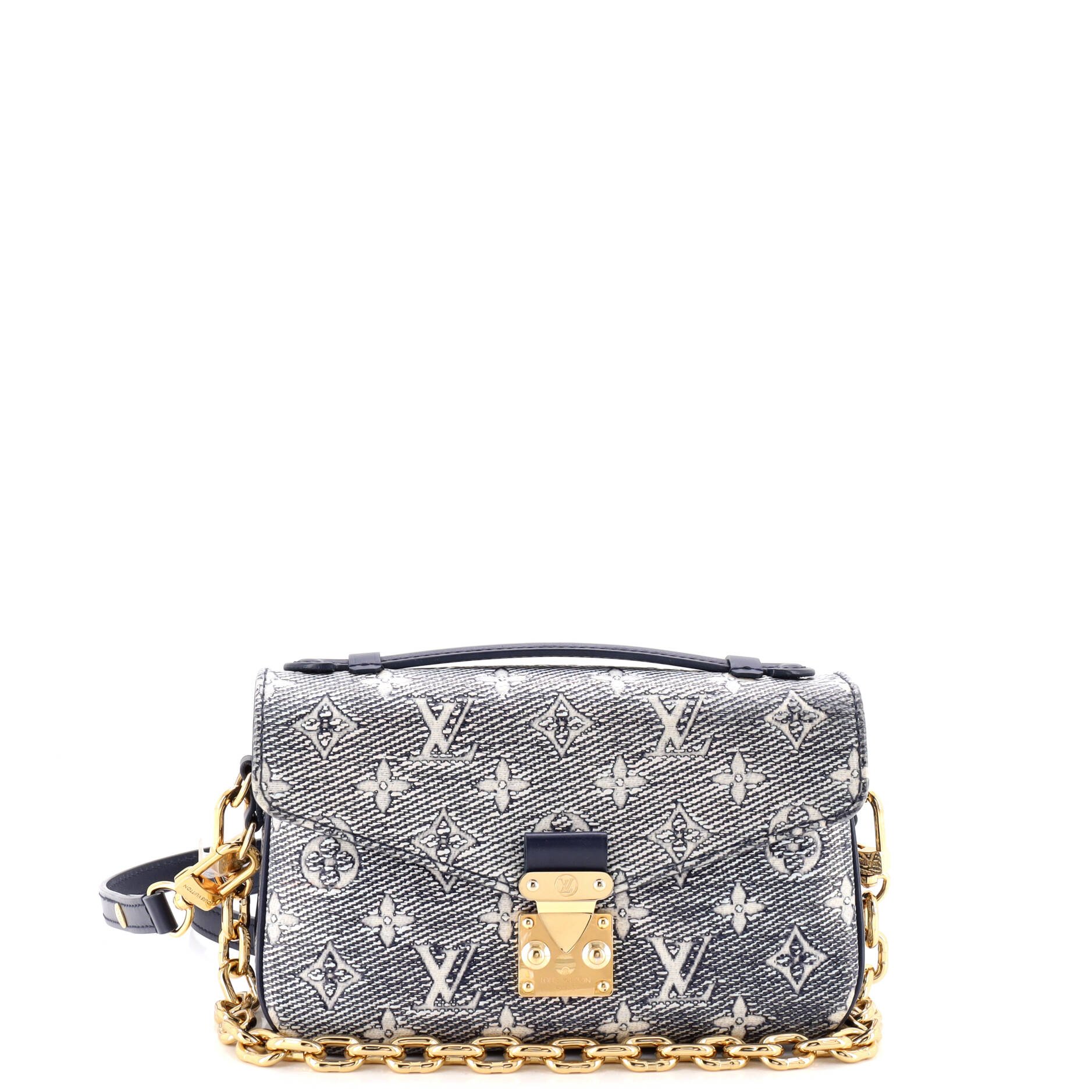 Pochette Metis Monoglam Jacquard Canvas East West